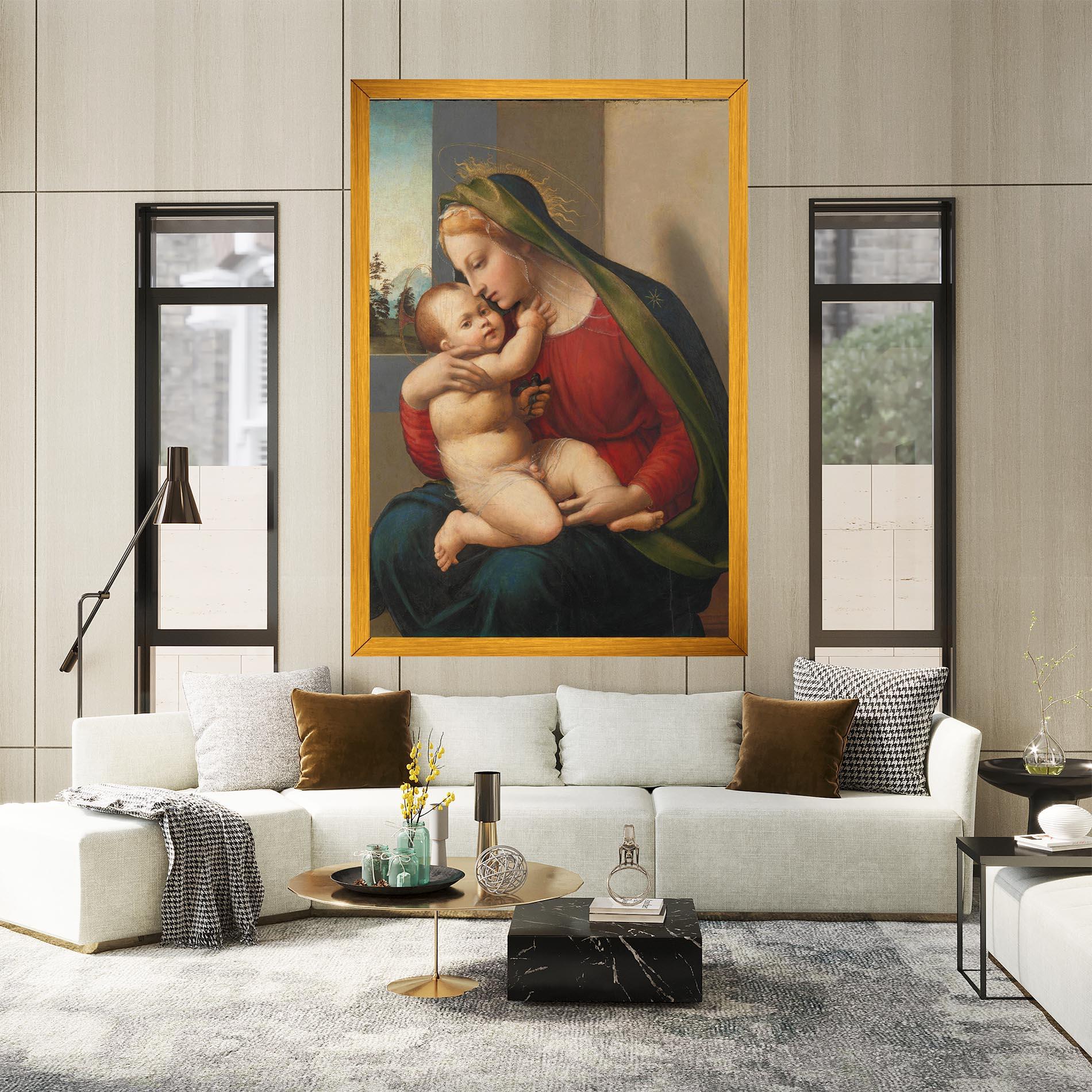 Картина на платно Madonna And Child mockup 2