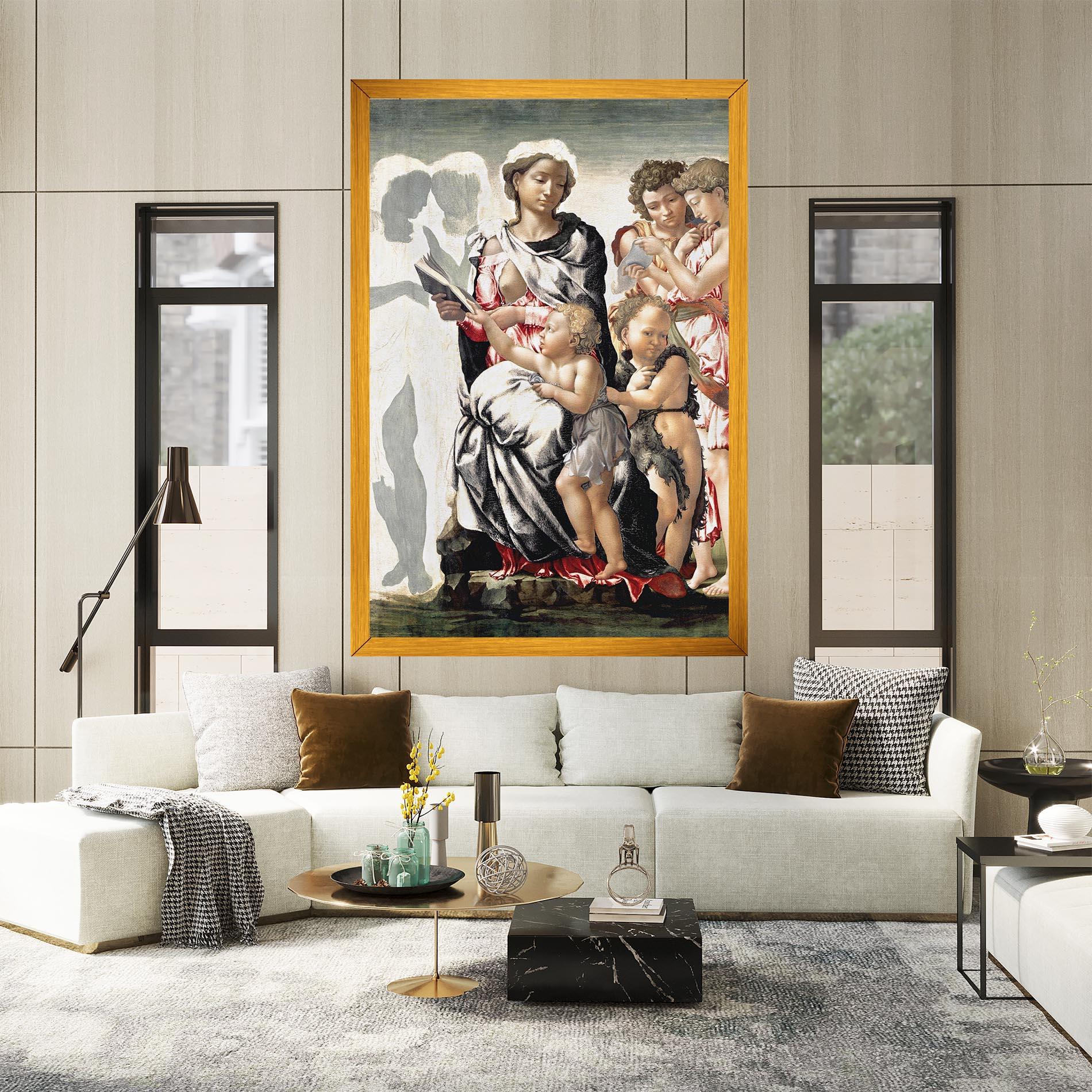 Картина на платно Manchester Madonna mockup 2