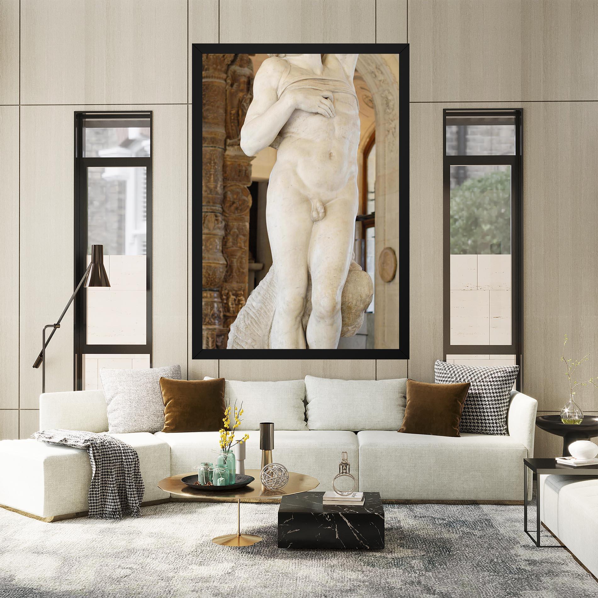 Картина на платно Dying Slave mockup 2