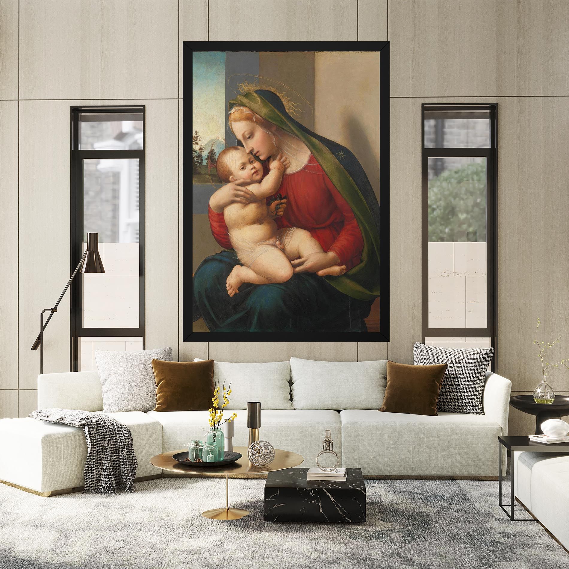 Madonna And Child mockup 2