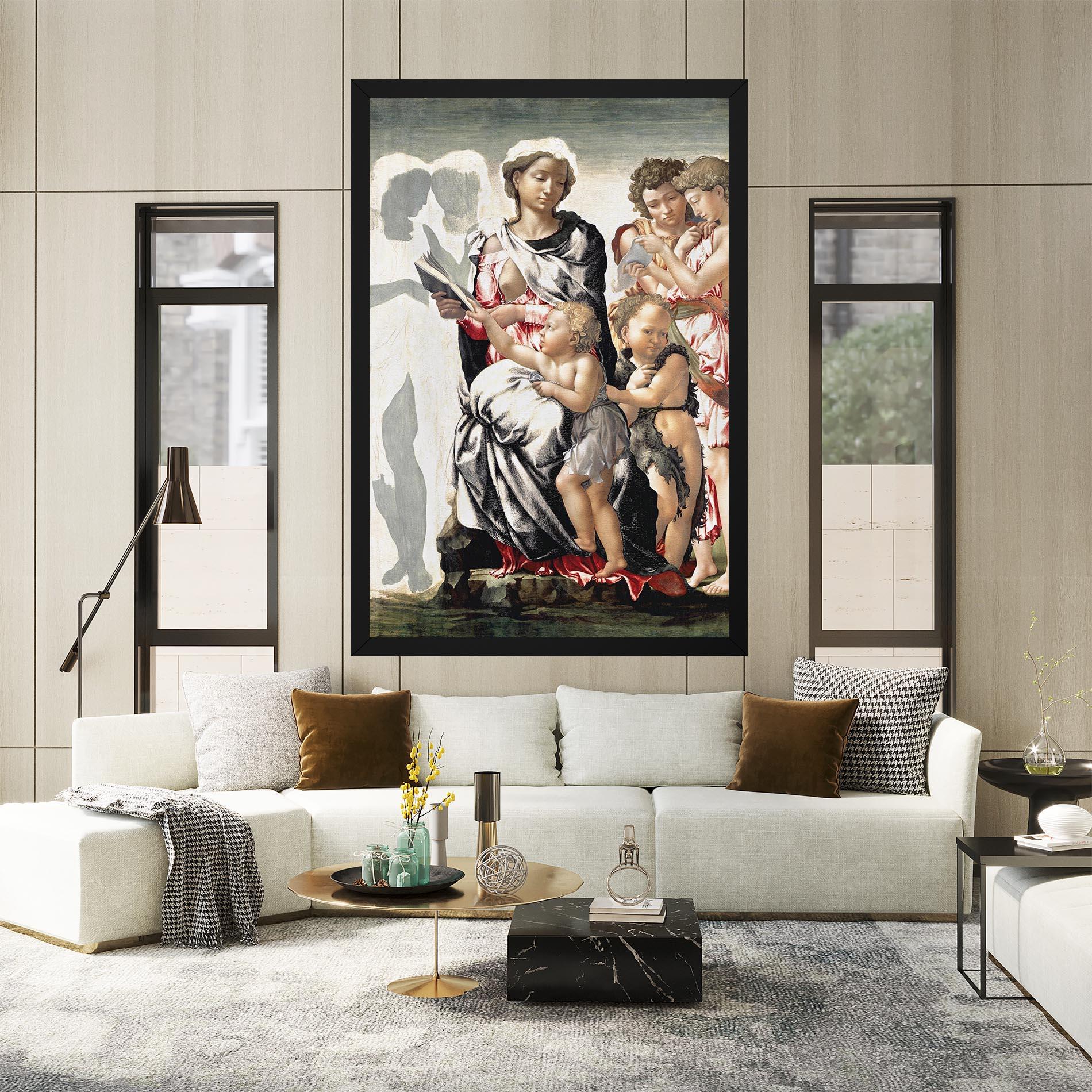 Картина на платно Manchester Madonna mockup 2