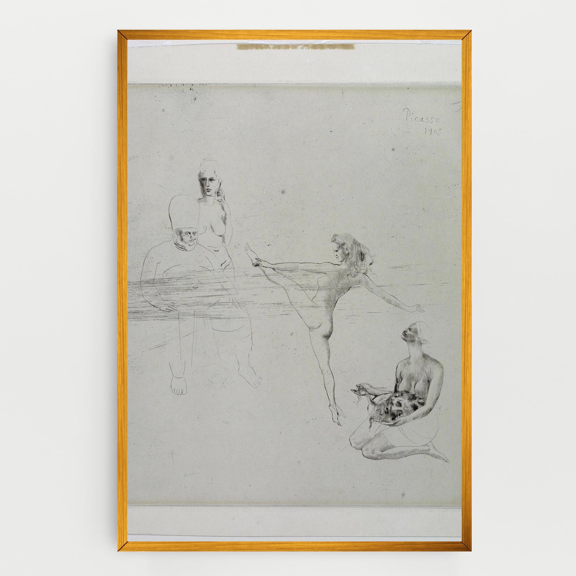 Картина на платно Dance Of Salome mockup 0