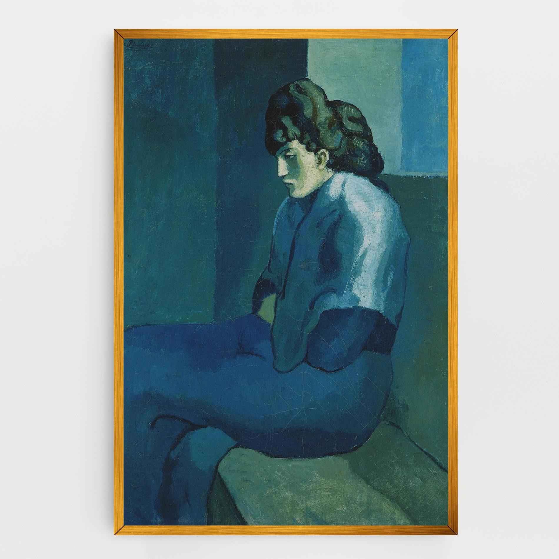 Картина на платно Femme Assise mockup 0