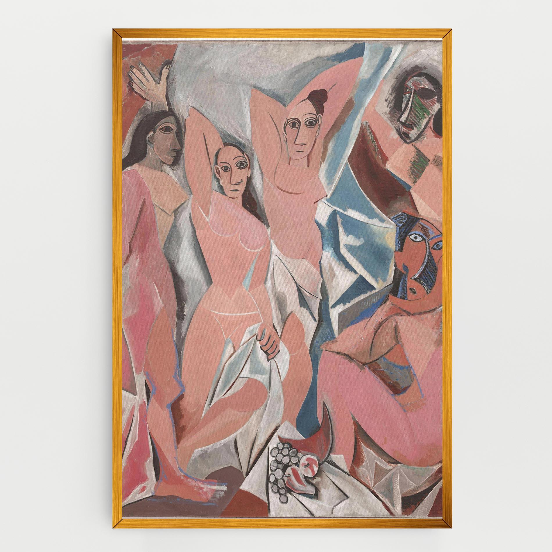 Картина на платно Les Demoiselles mockup 0