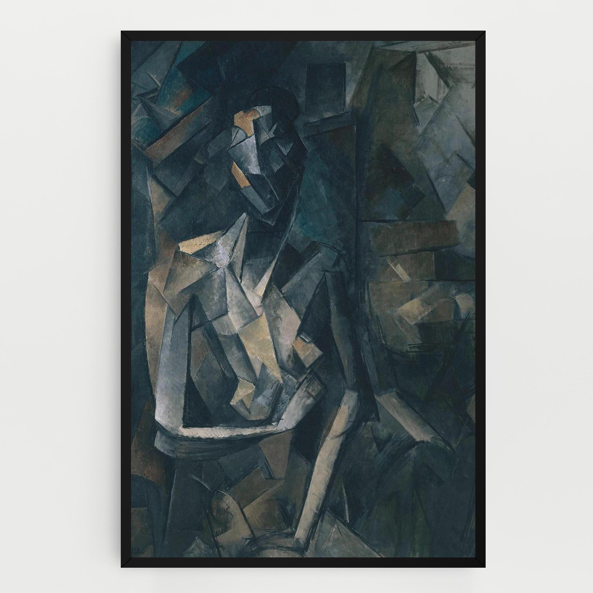 Картина на платно Dans Un Fauteuil mockup 0