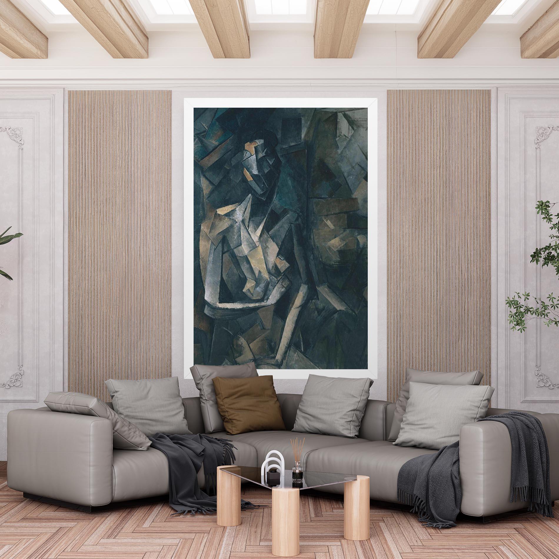 Картина на платно Dans Un Fauteuil mockup 6