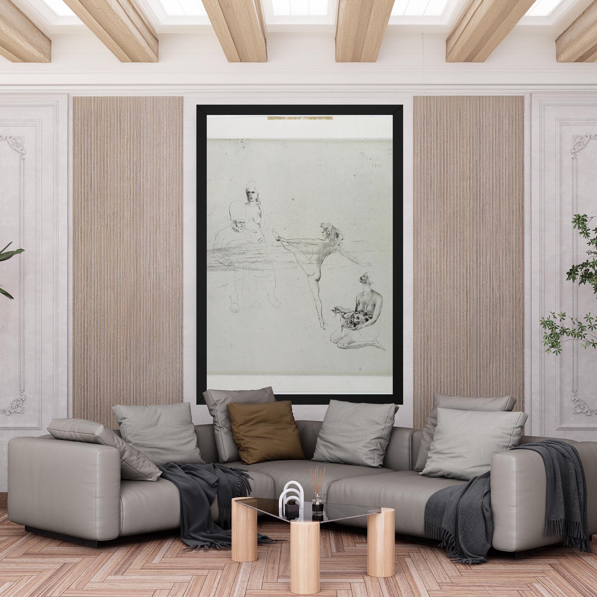 Картина на платно Dance Of Salome mockup 6