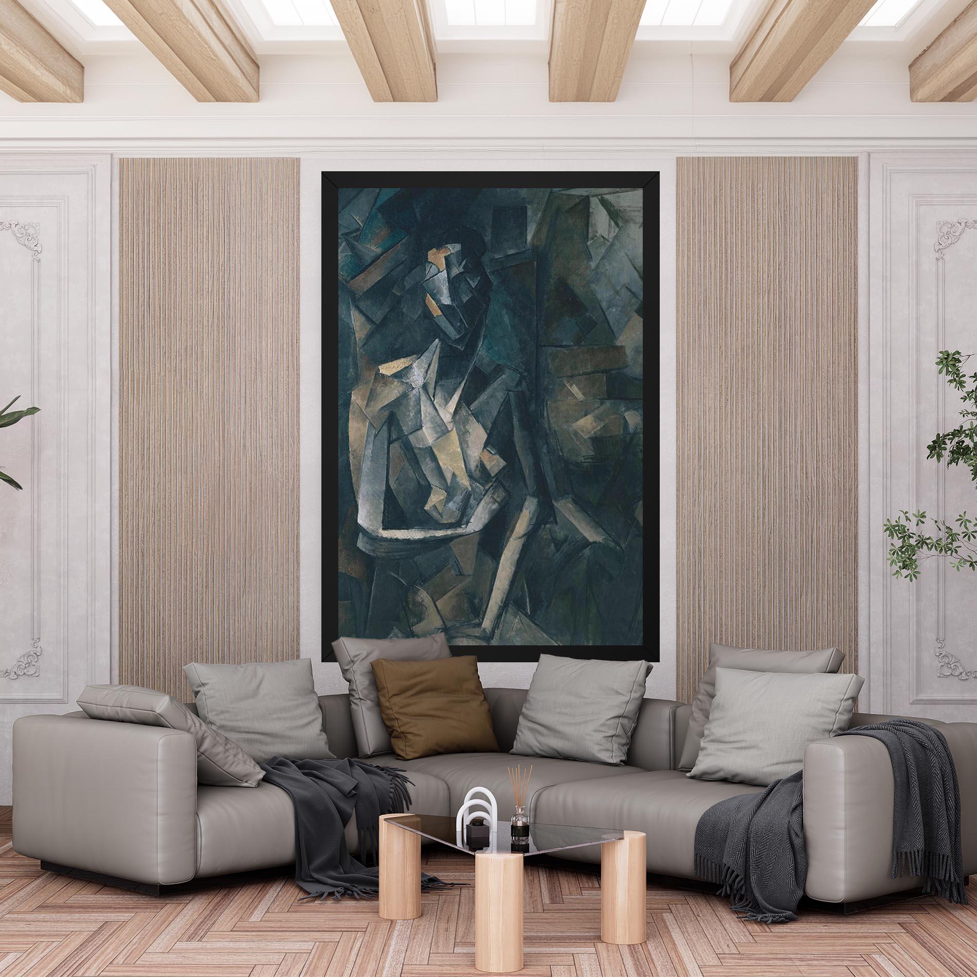 Картина на платно Dans Un Fauteuil mockup 6