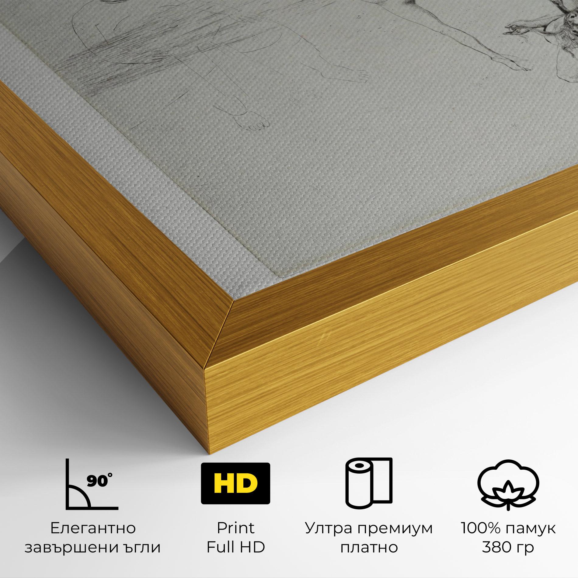 Картина на платно Dance Of Salome mockup 4