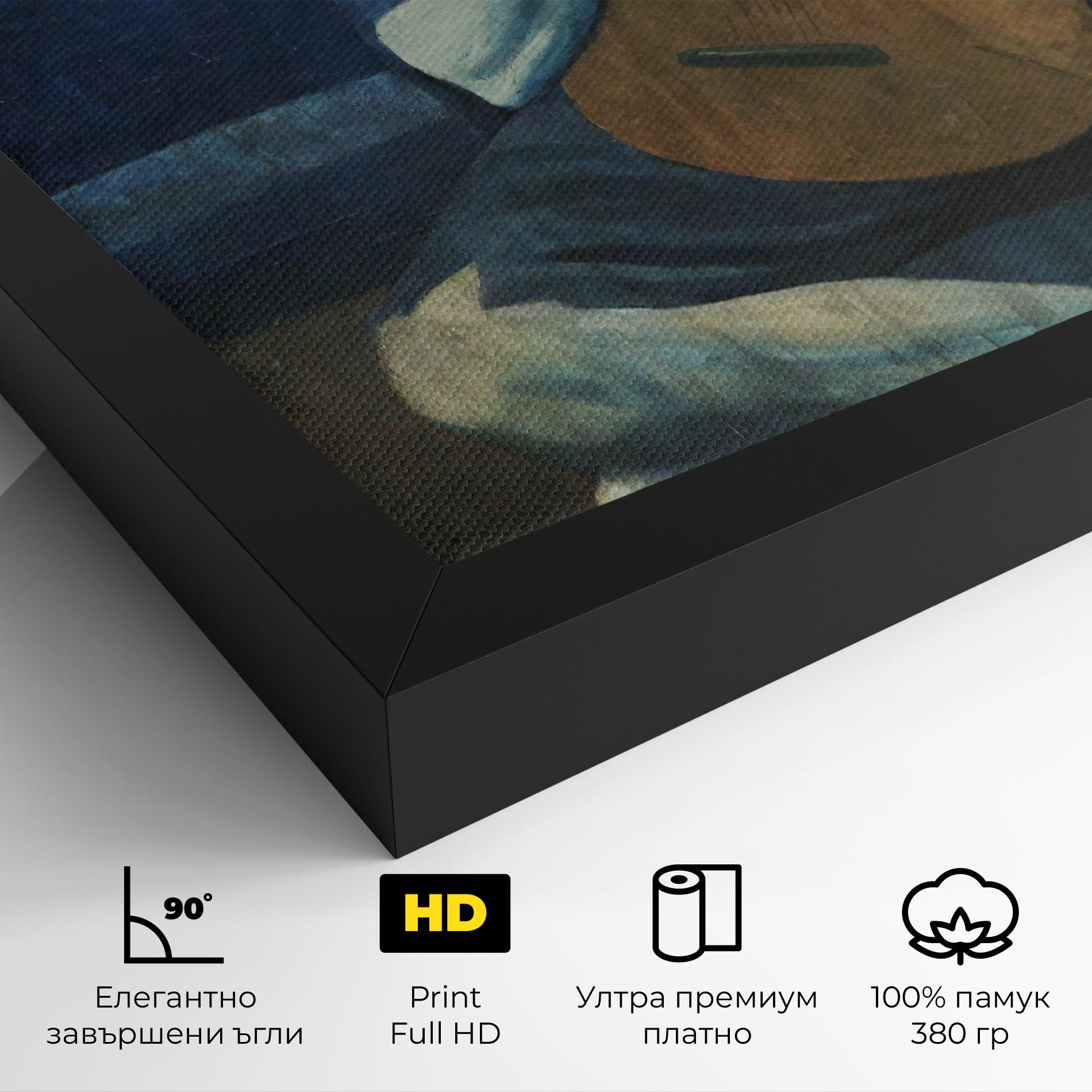 Картина на платно Old Guitarist mockup 4