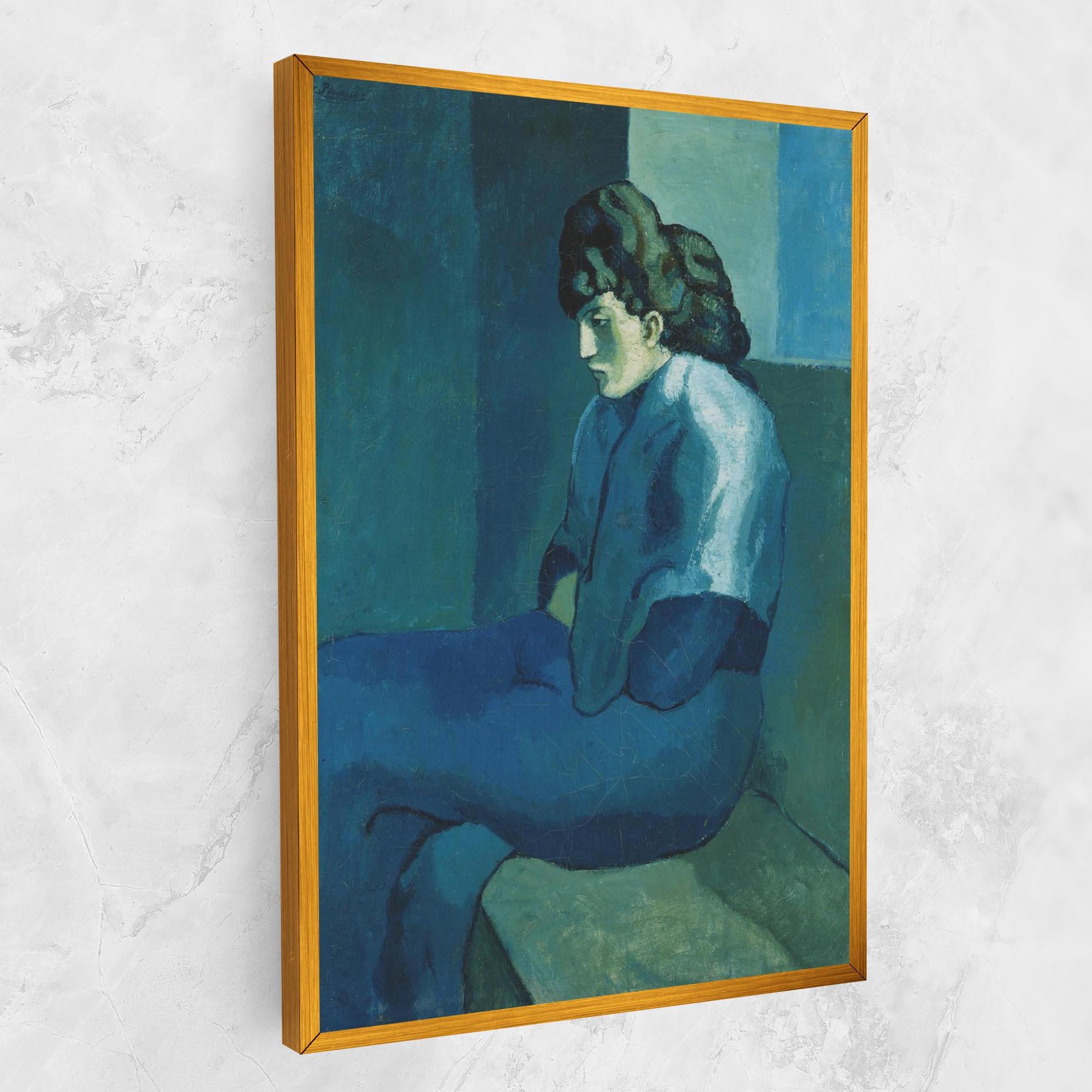 Картина на платно Femme Assise mockup 1