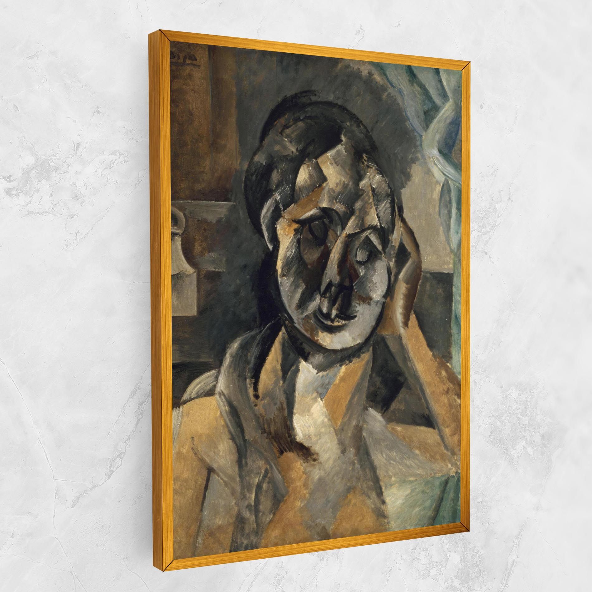 Woman With Mustard mockup 1