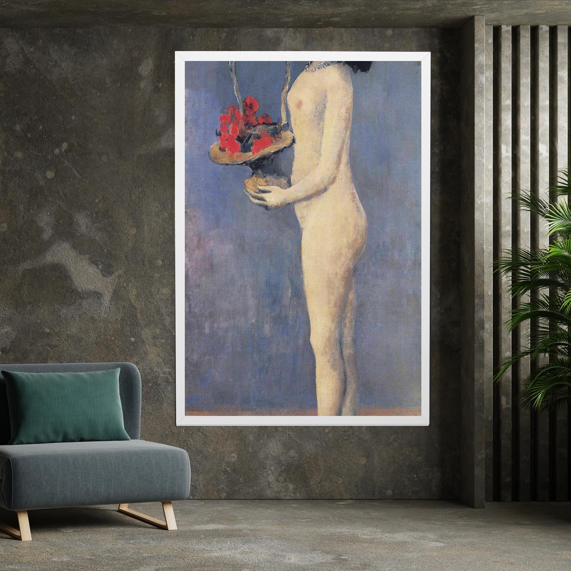 Картина на платно Le Panier Fleuri mockup 7