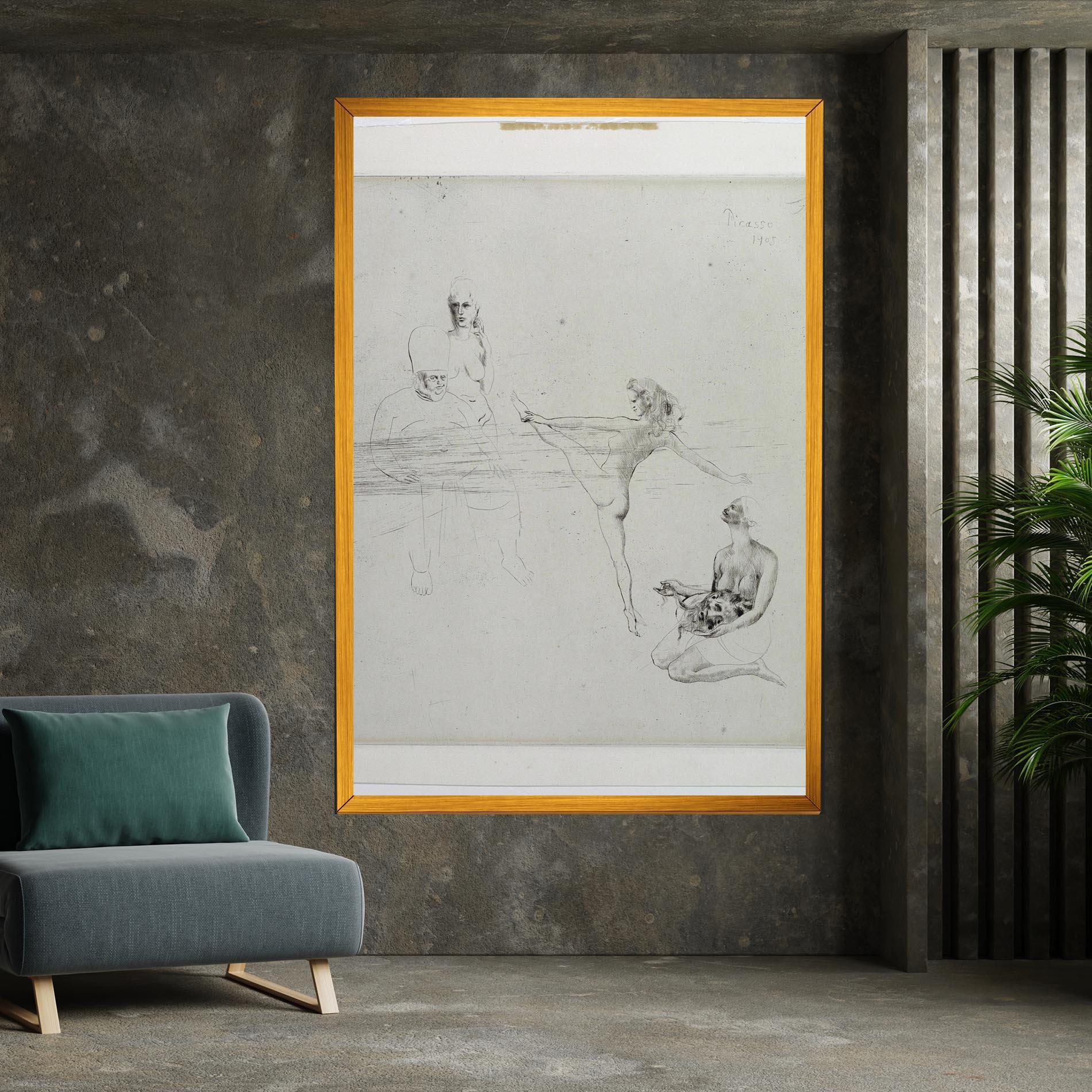 Картина на платно Dance Of Salome mockup 7