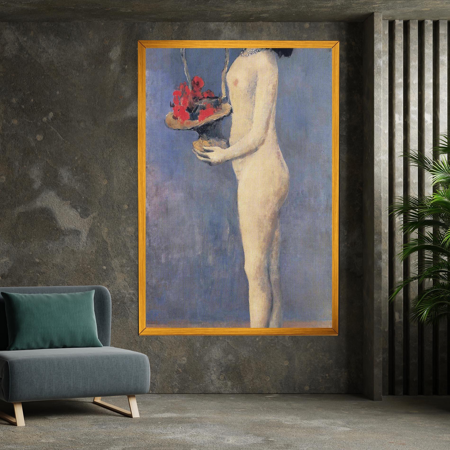 Картина на платно Le Panier Fleuri mockup 7