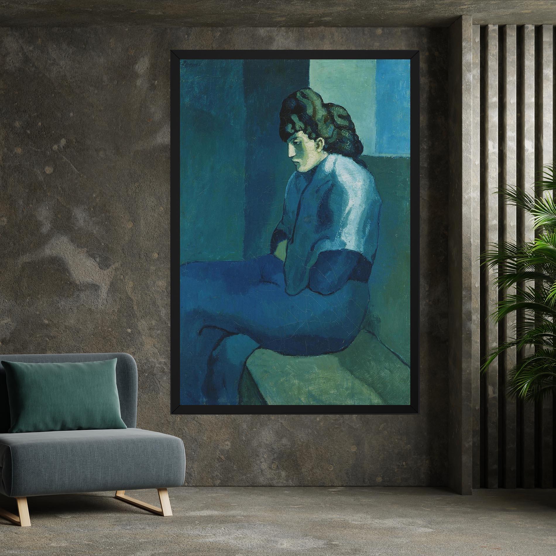 Картина на платно Femme Assise mockup 7