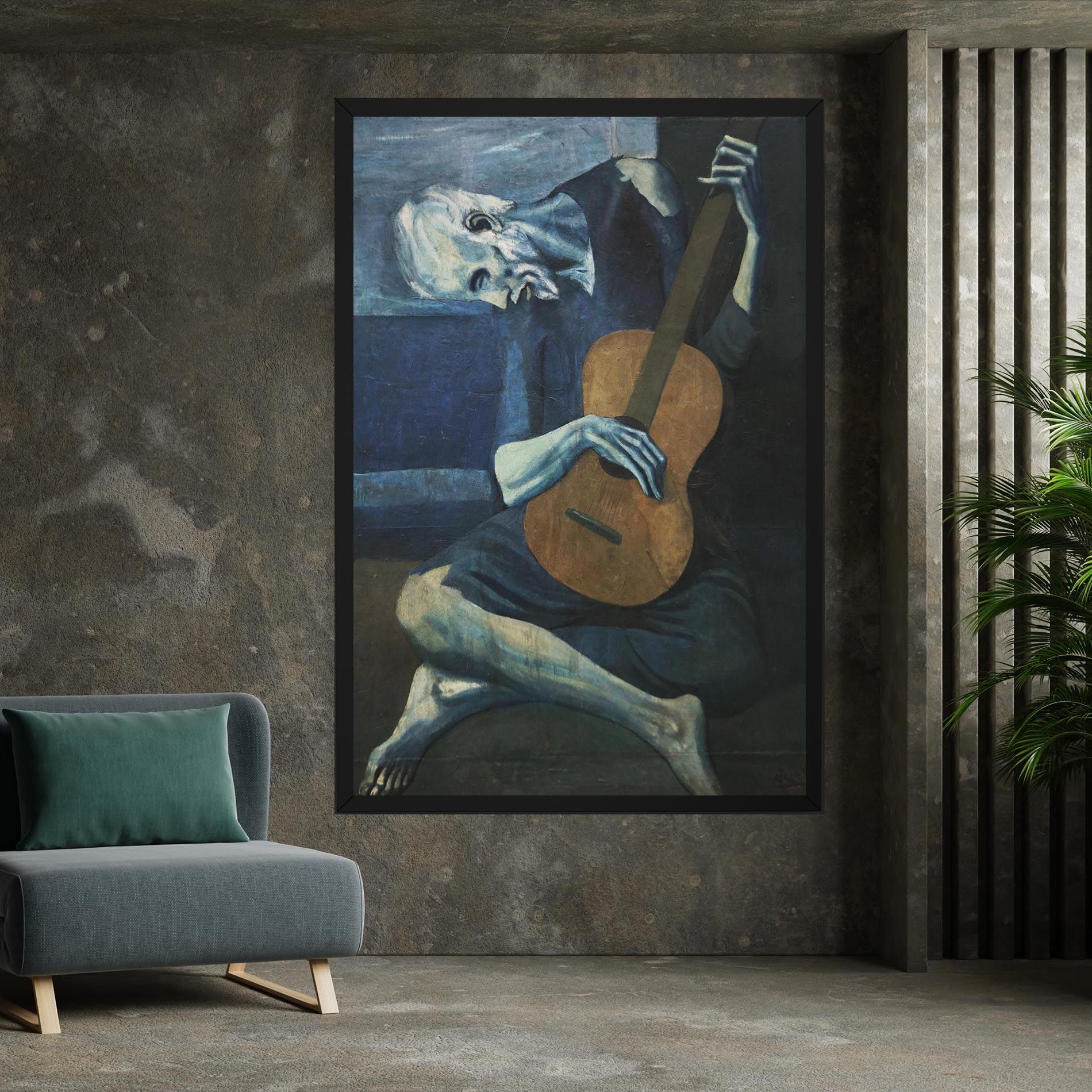 Old Guitarist mockup 7