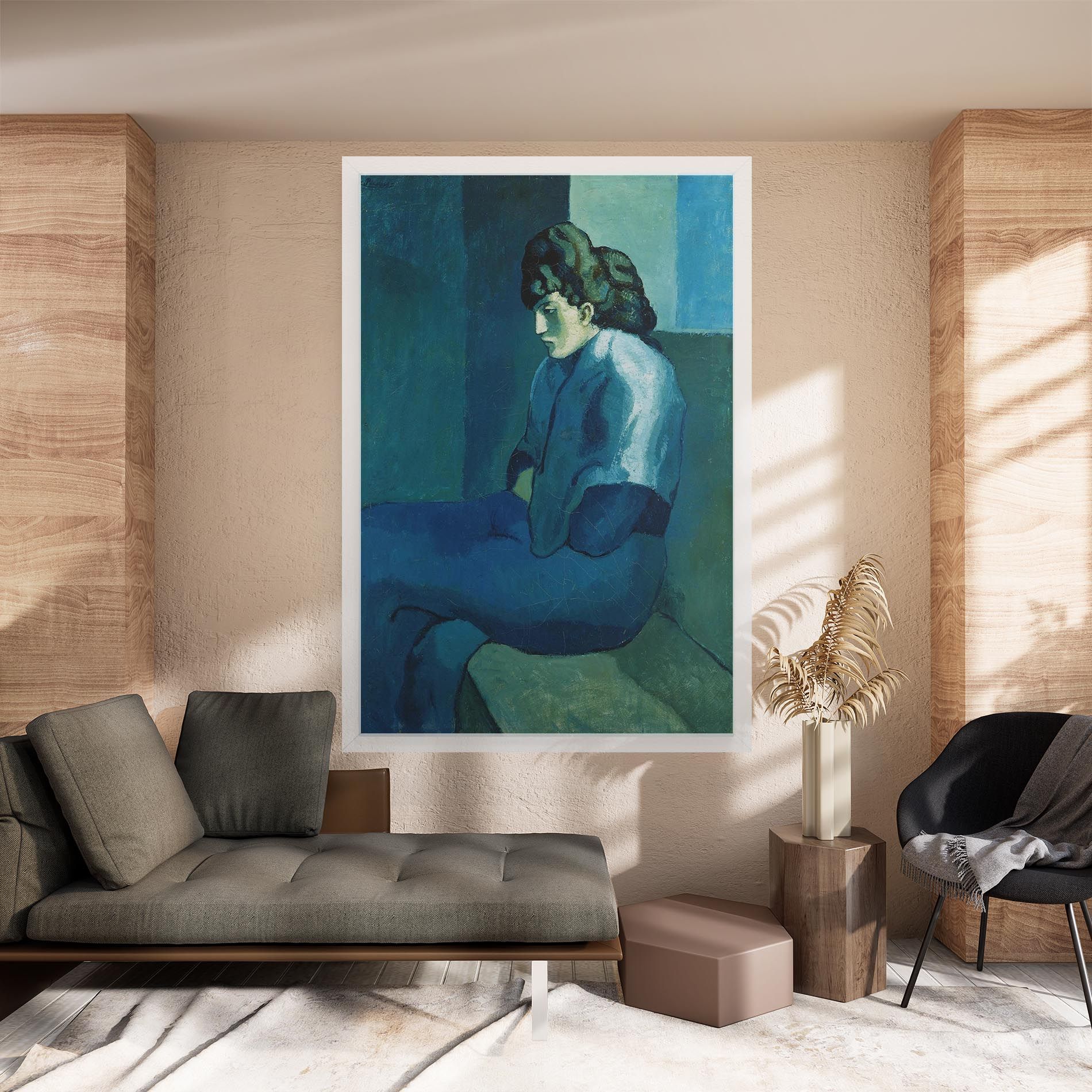 Femme Assise mockup 8