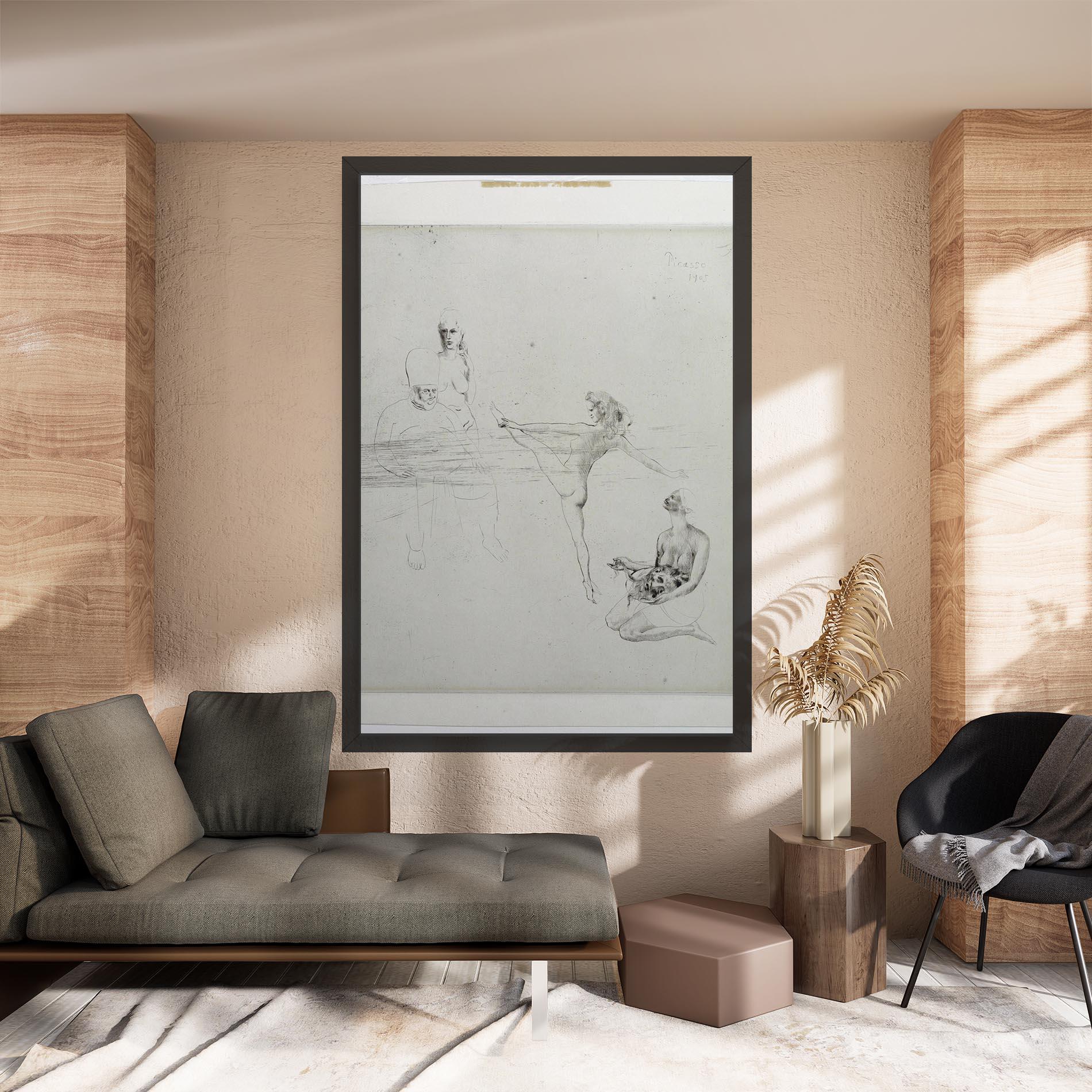 Картина на платно Dance Of Salome mockup 8