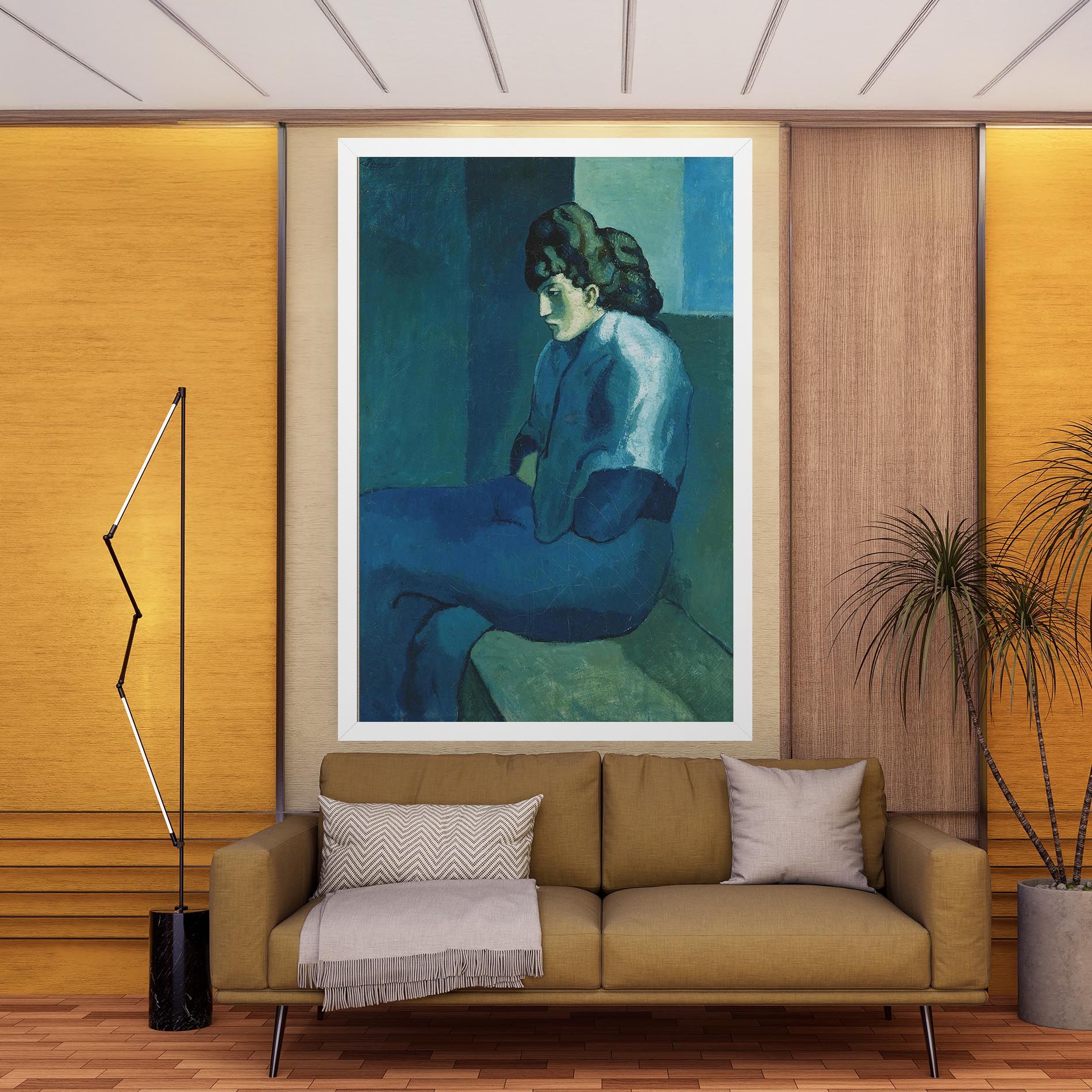 Femme Assise mockup 9