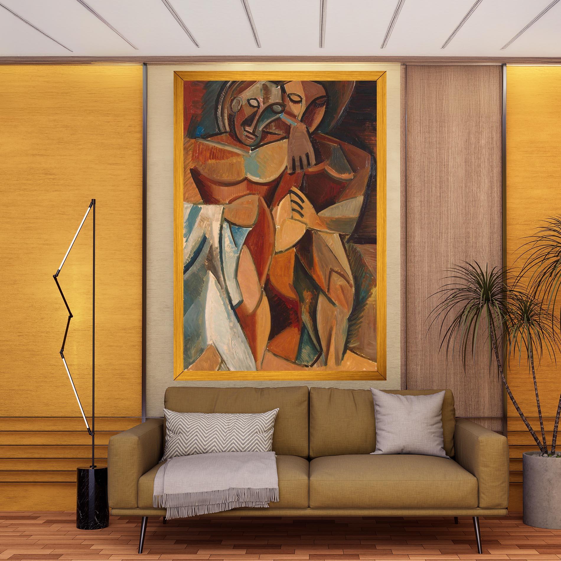 Картина на платно Friendship Two Nudes mockup 9