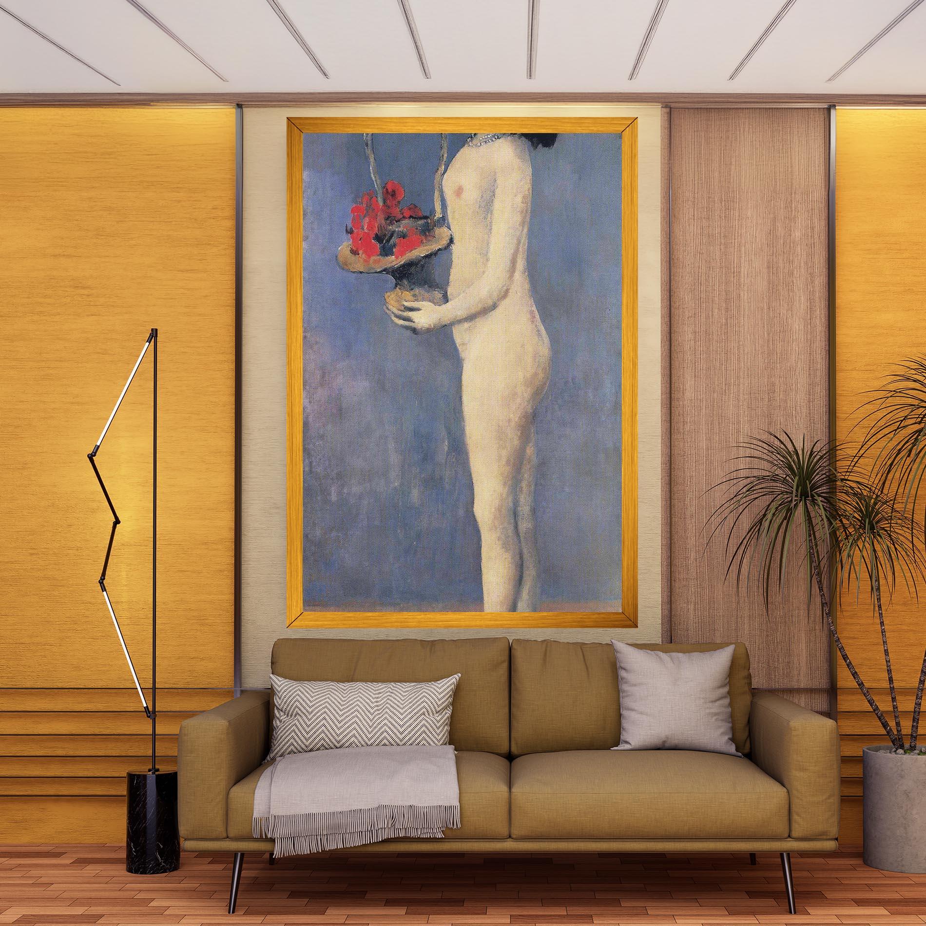 Картина на платно Le Panier Fleuri mockup 9