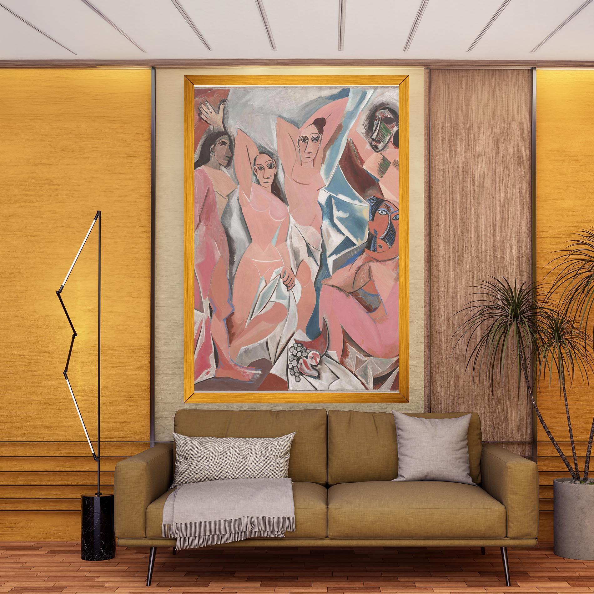 Картина на платно Les Demoiselles mockup 9