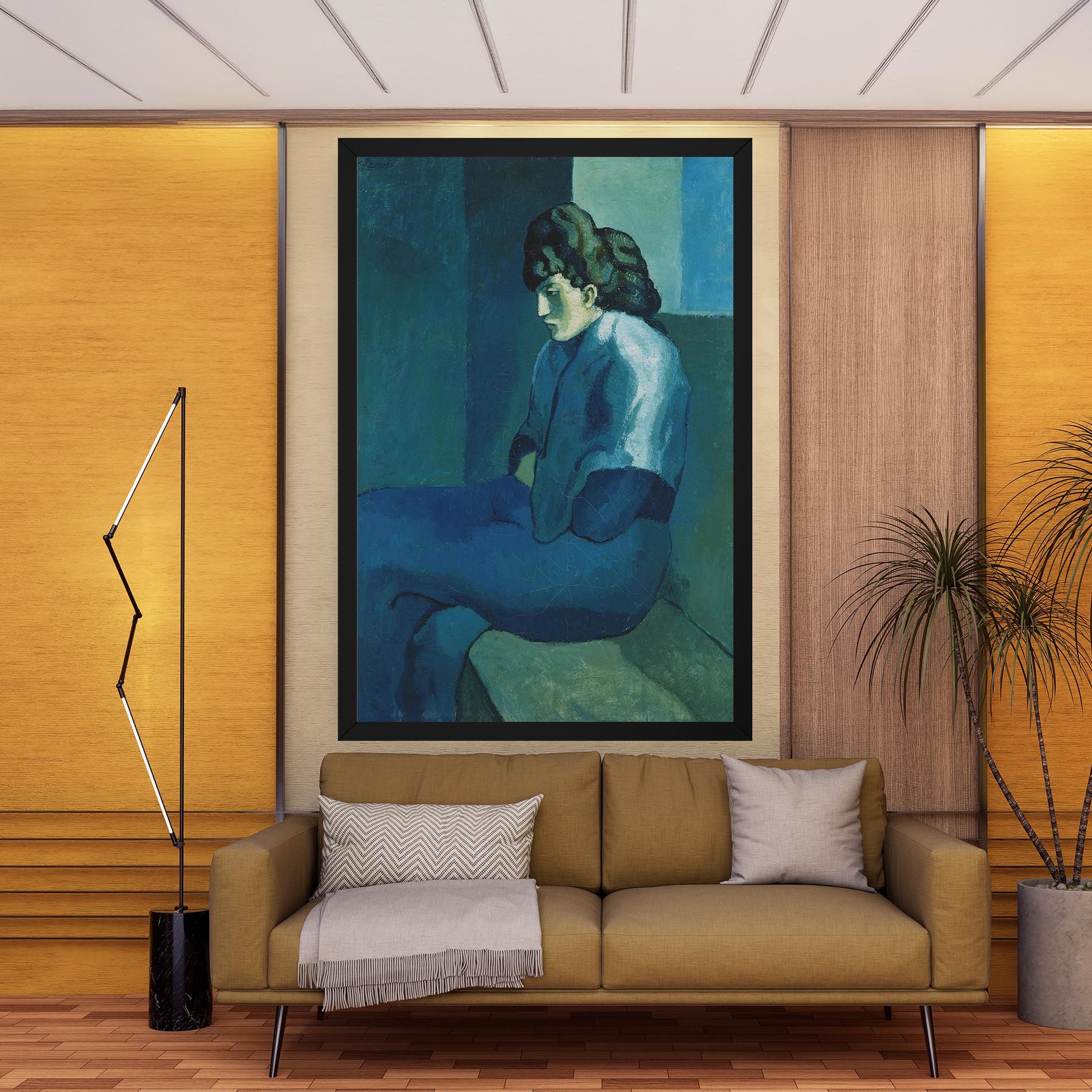 Femme Assise mockup 9