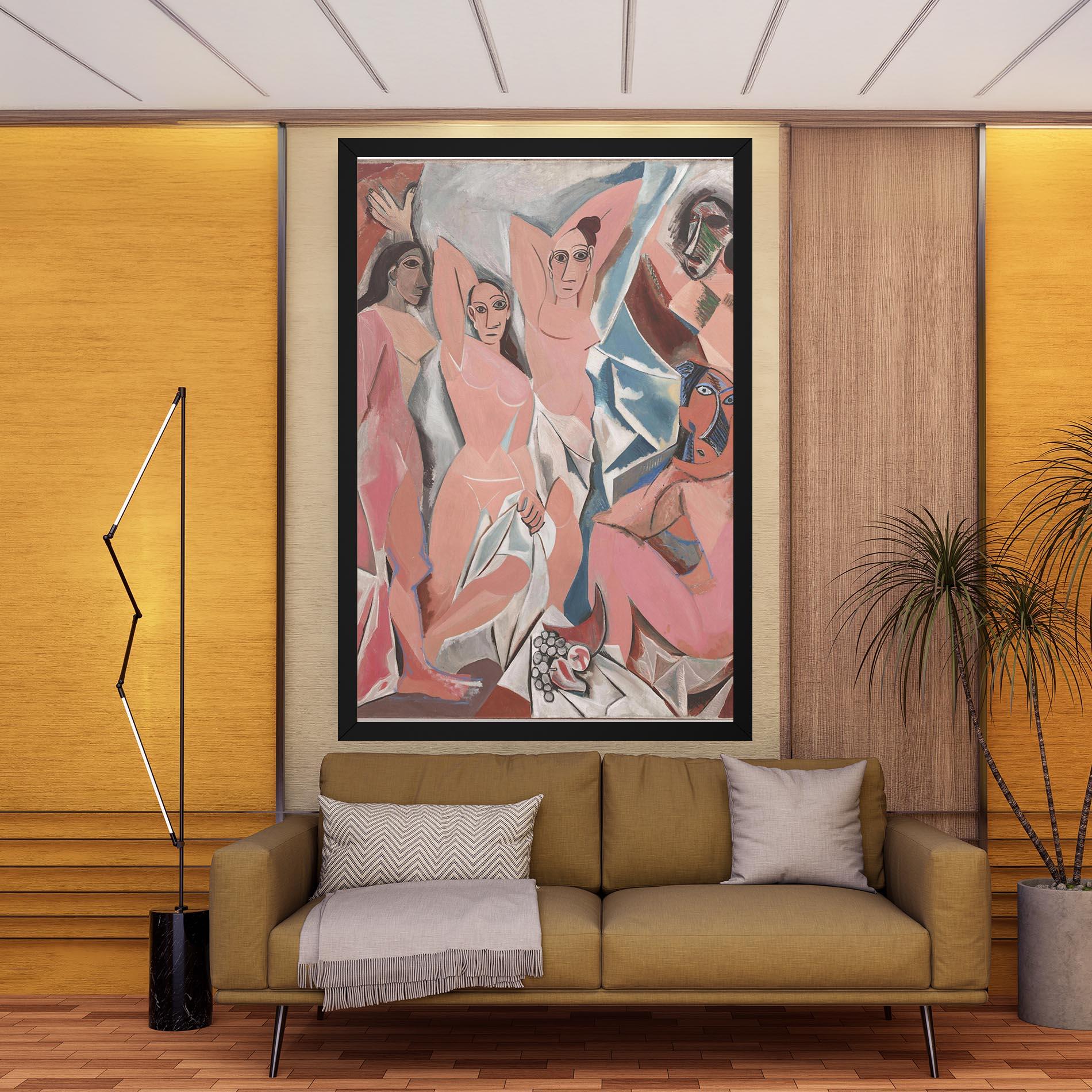 Картина на платно Les Demoiselles mockup 9