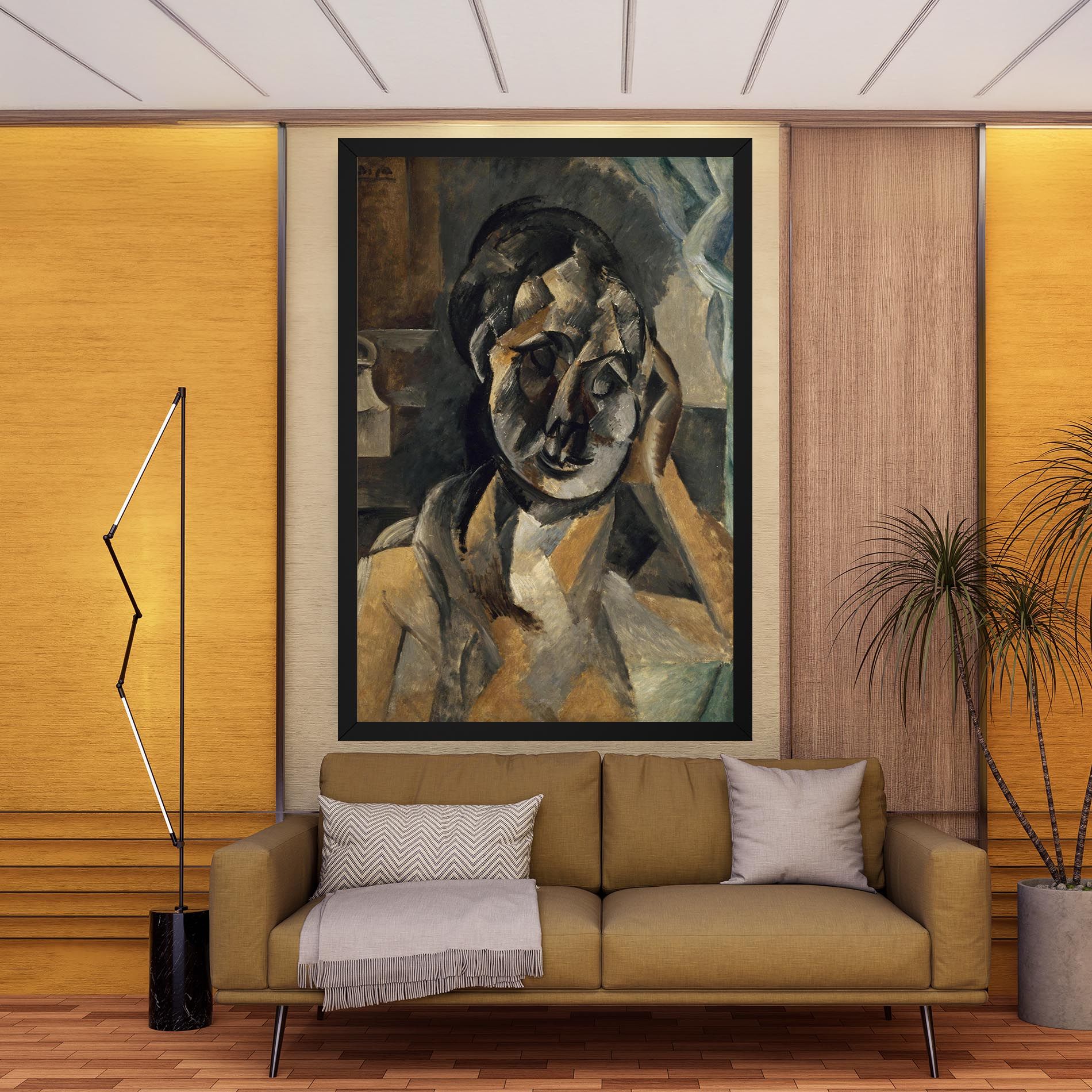 Woman With Mustard mockup 9