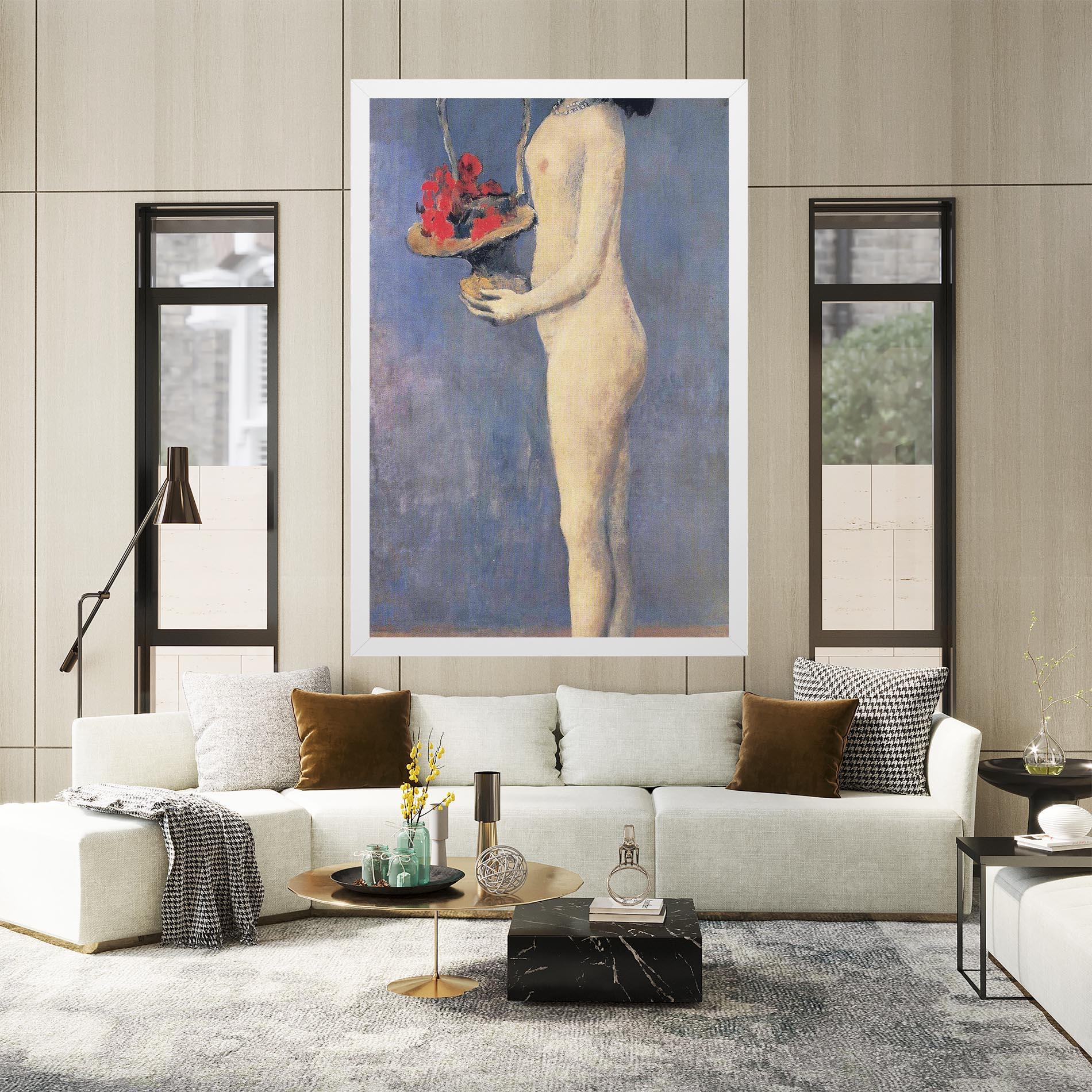 Картина на платно Le Panier Fleuri mockup 2