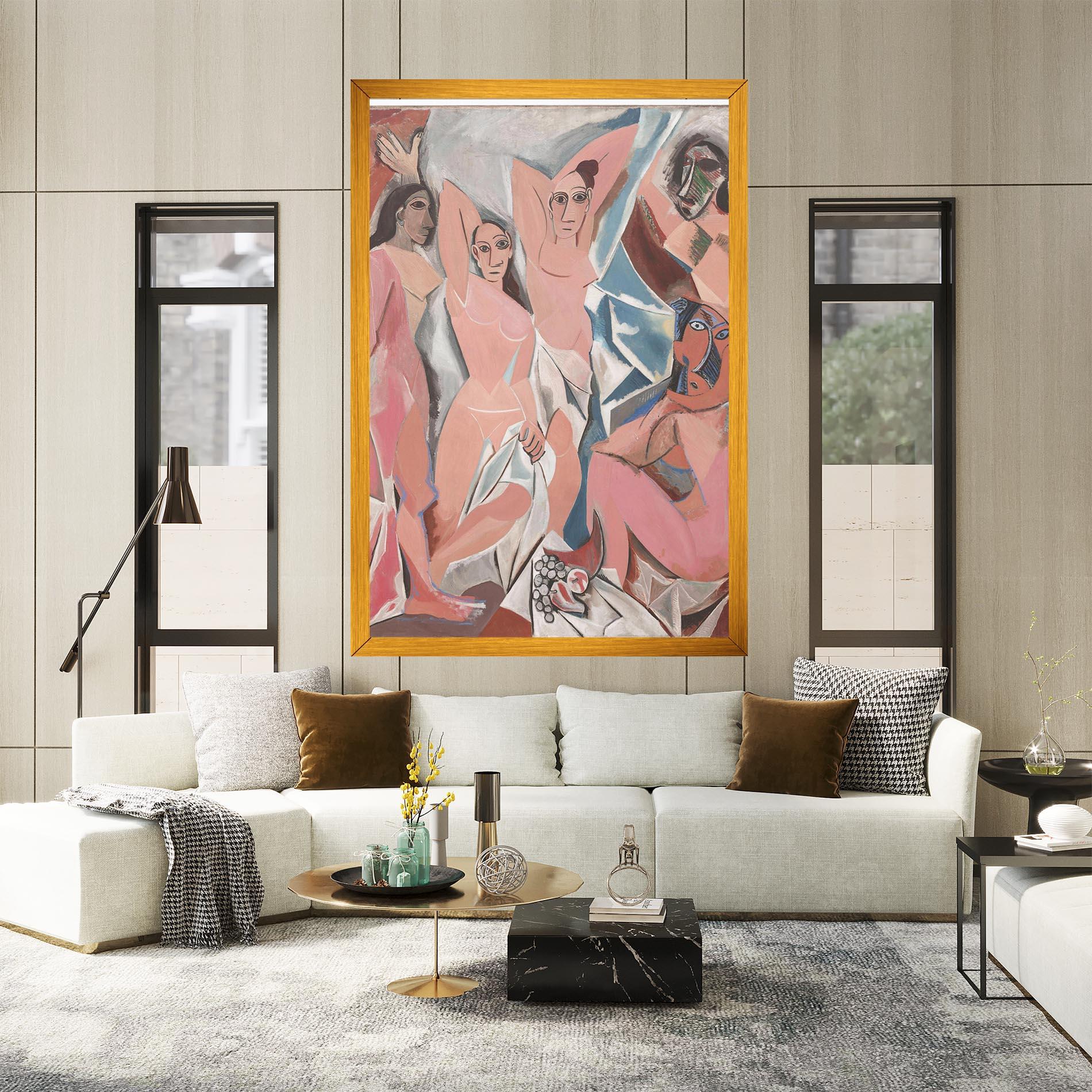 Картина на платно Les Demoiselles mockup 2