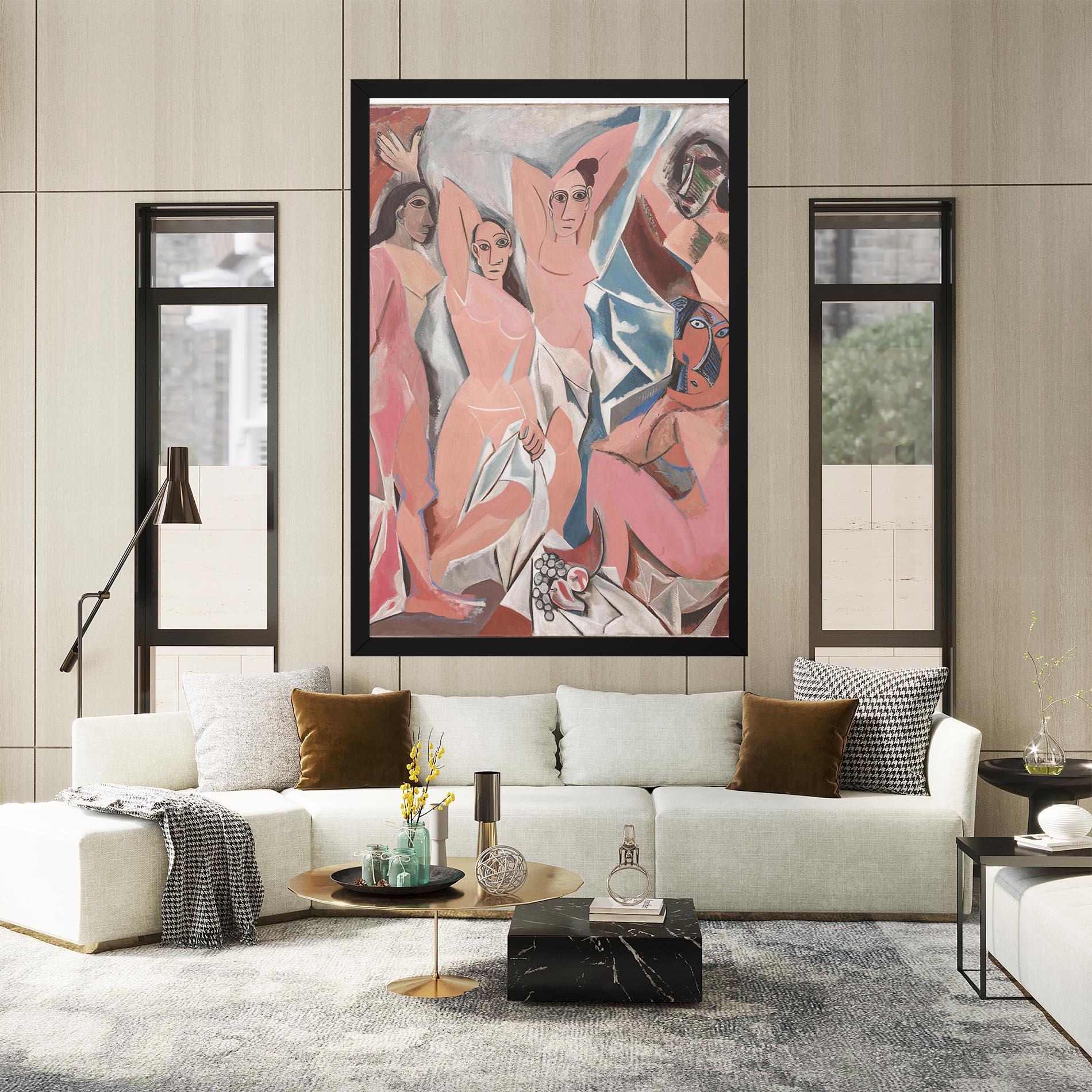 Картина на платно Les Demoiselles mockup 2