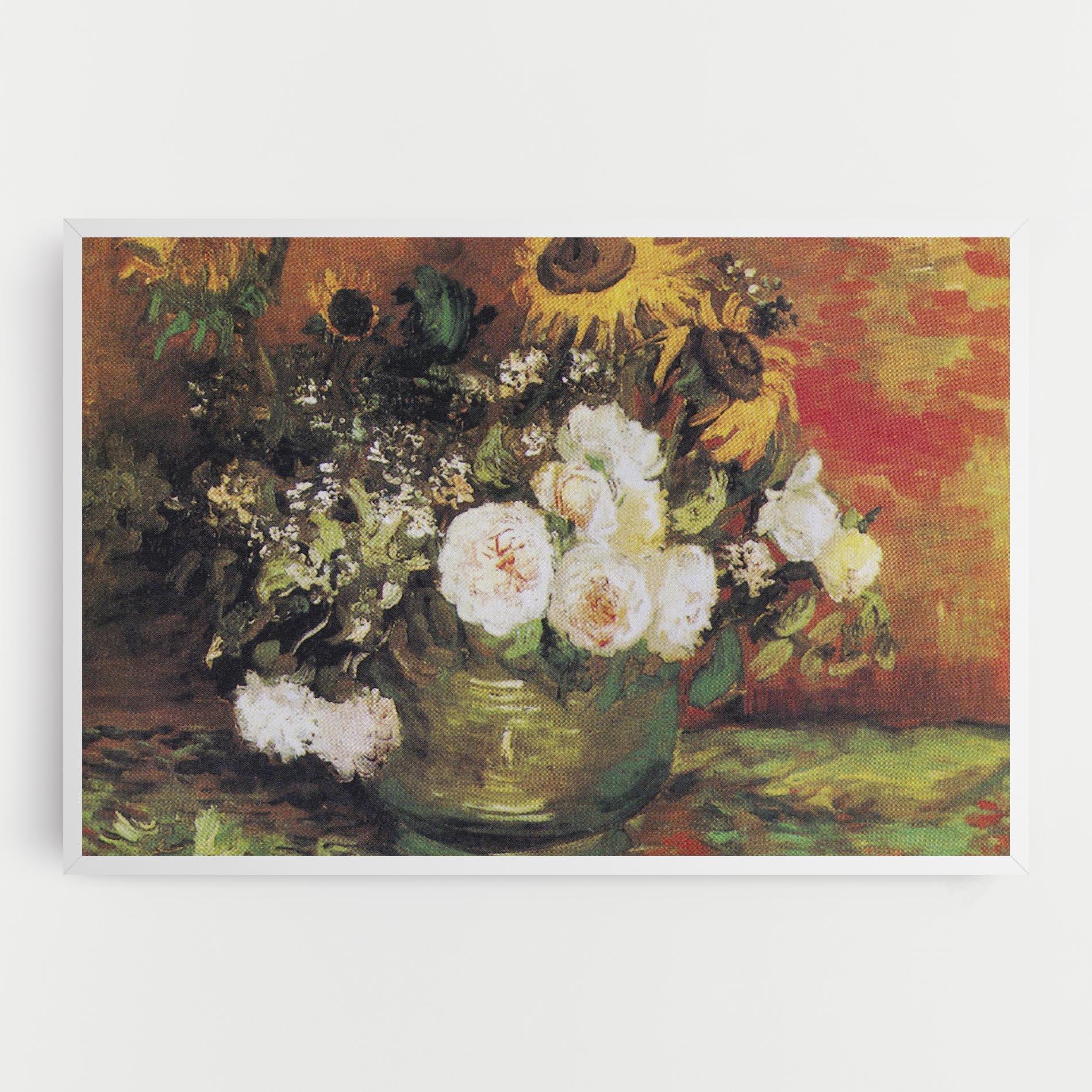 Картина на платно Bowl With Sunflowers mockup 0