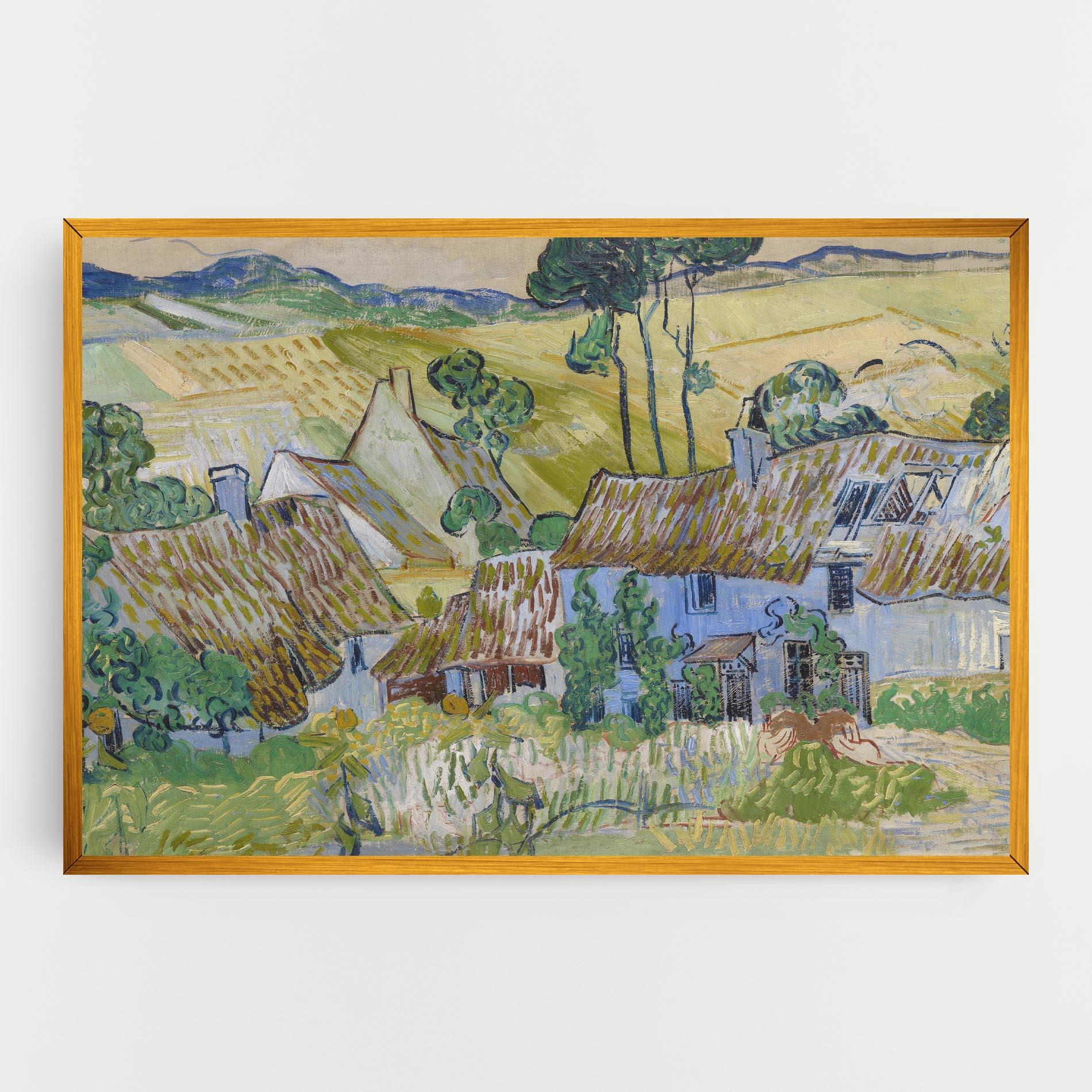 Картина на платно Farms Near Auvers mockup 0