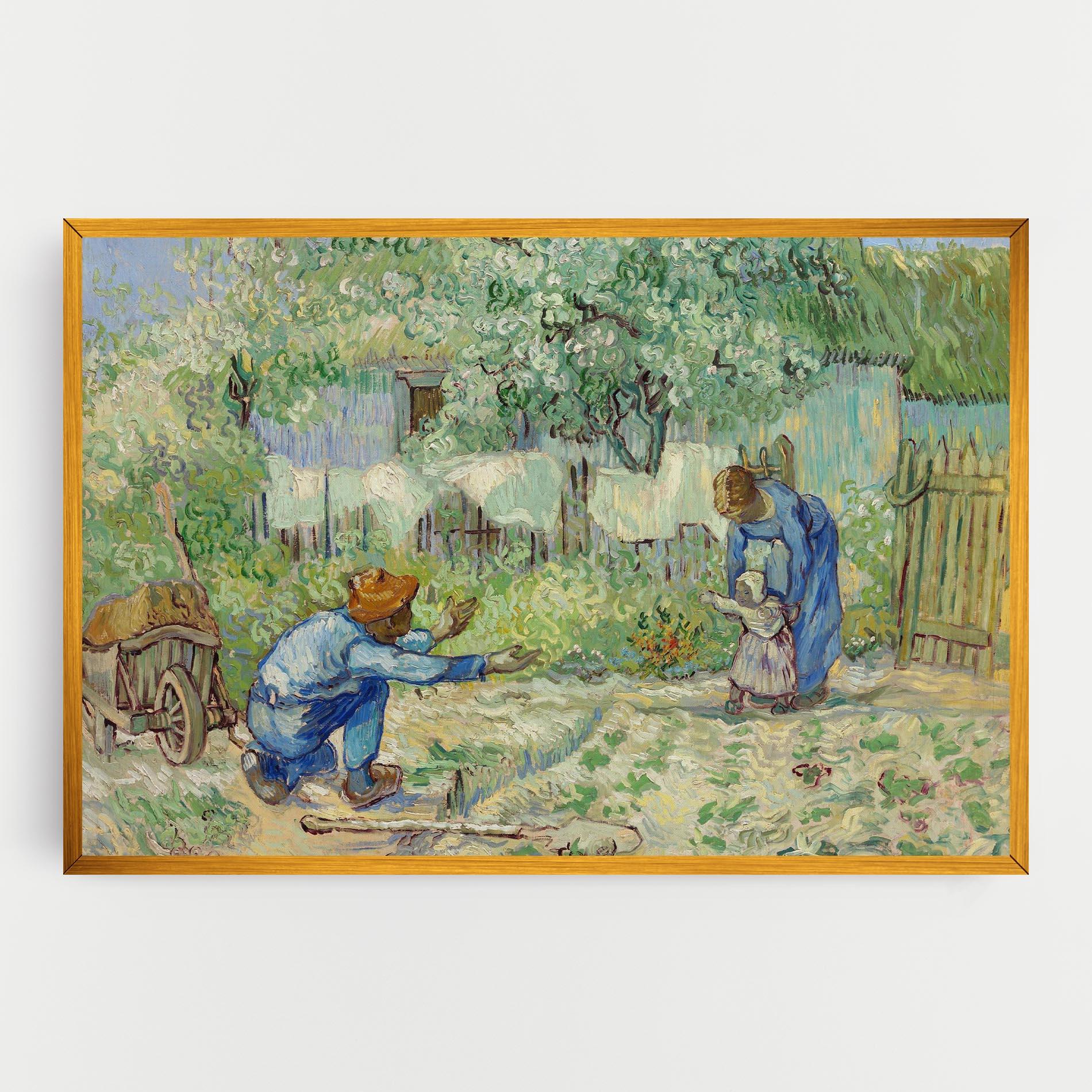 Картина на платно First Steps mockup 0