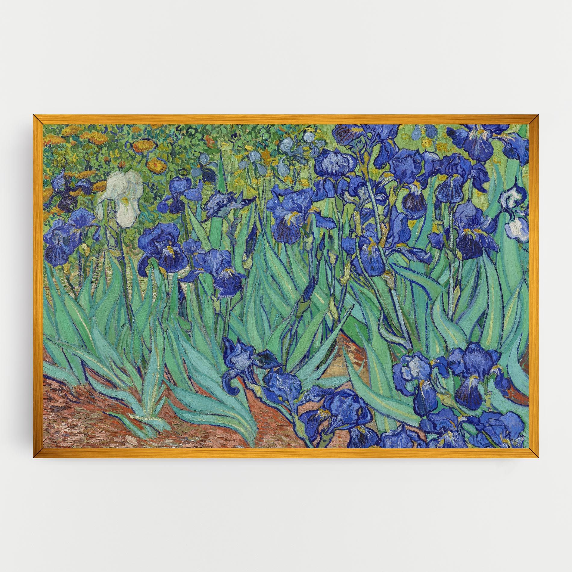 Irises Van Gogh mockup 0