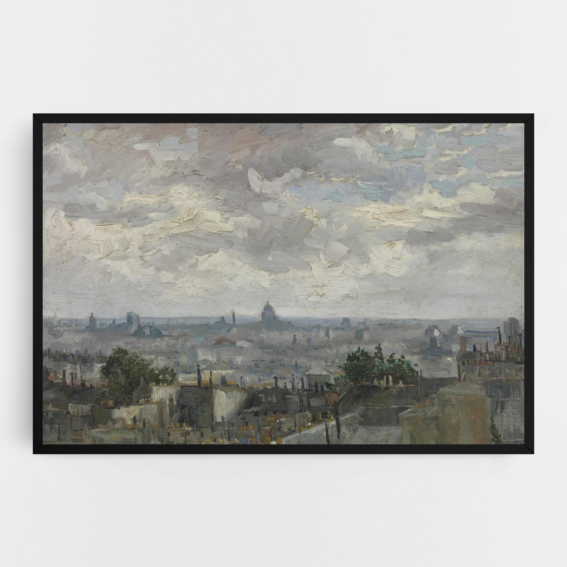 Картина на платно Gezicht Op Paris mockup 0