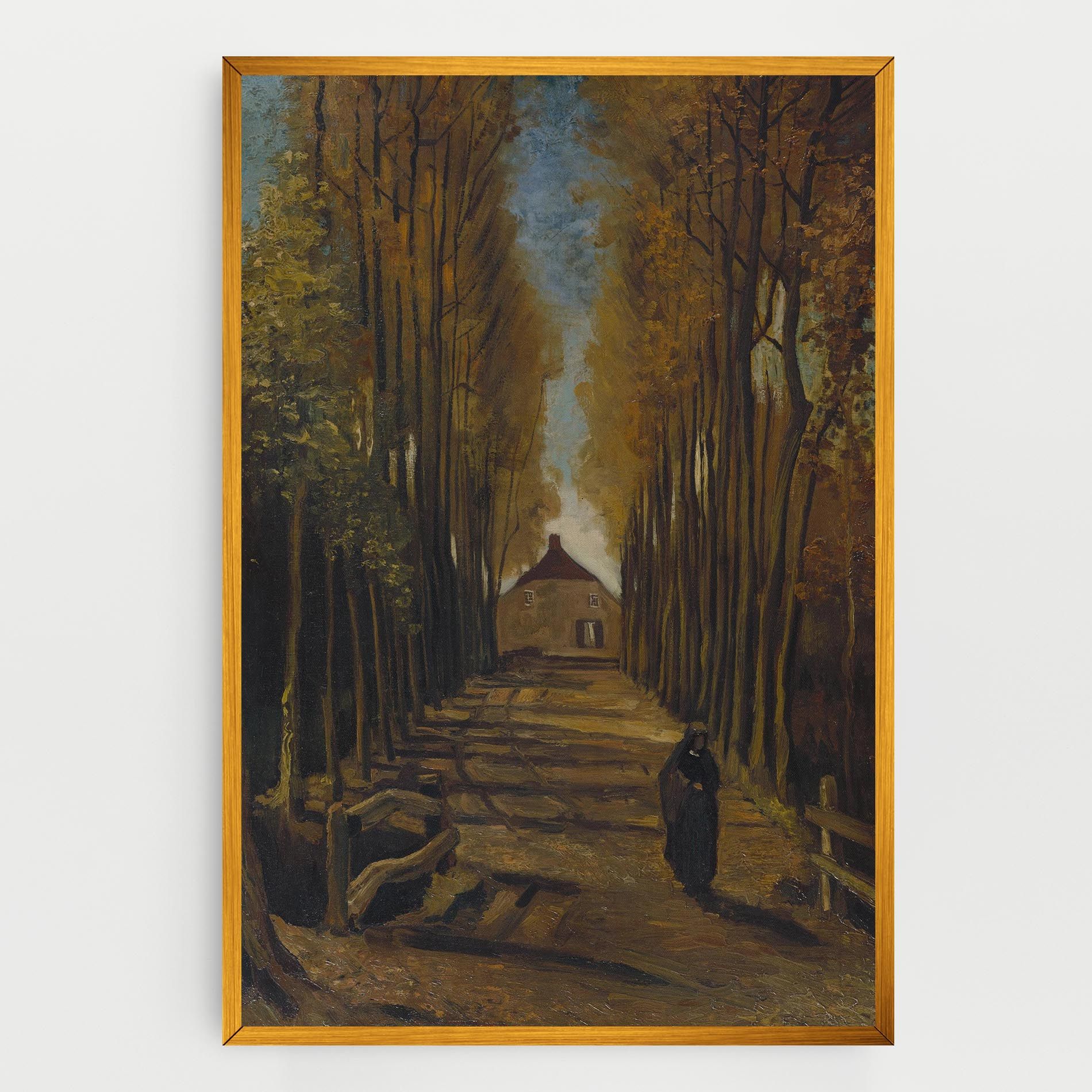 Avenue Of Poplars Autumn mockup 0
