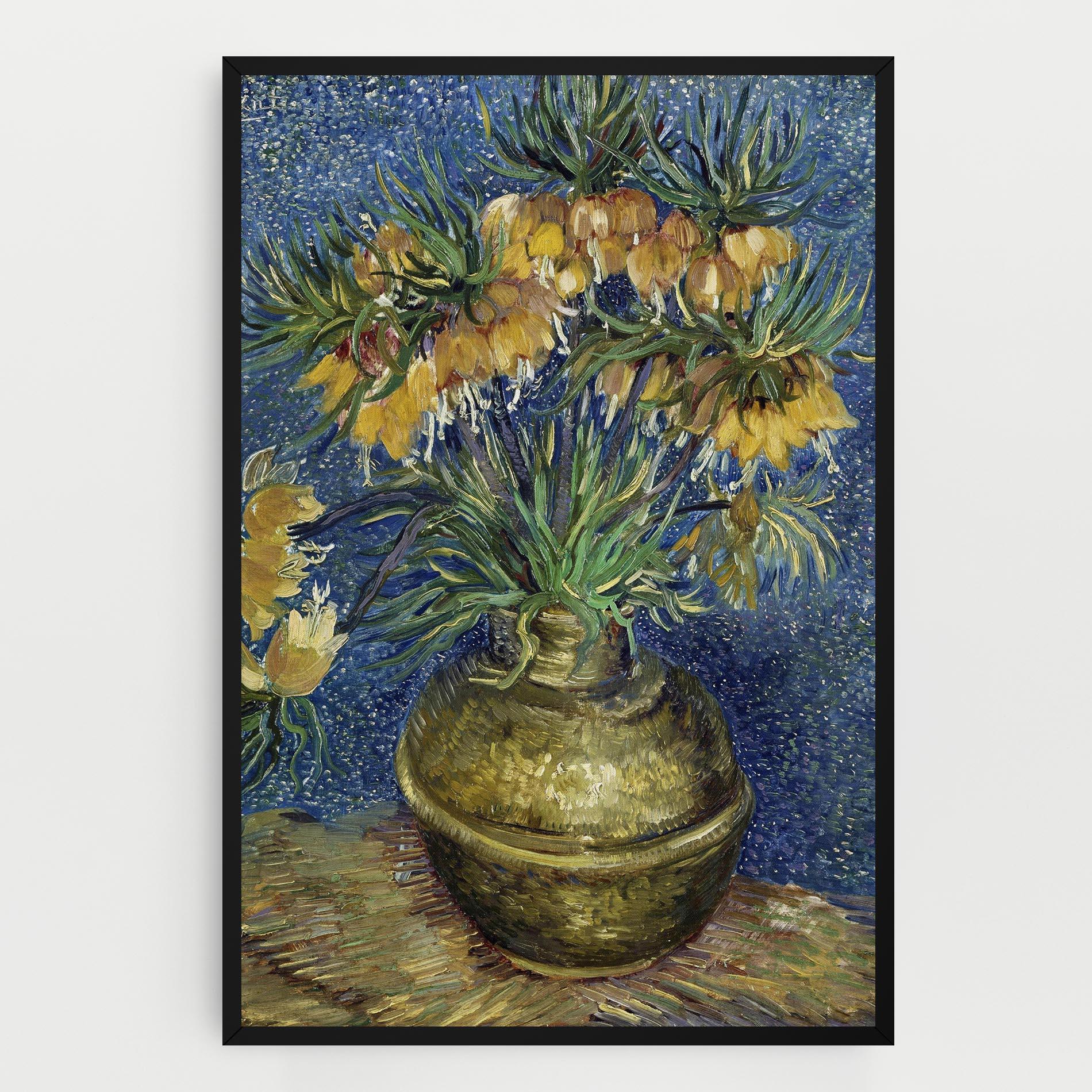 Картина на платно Imperial Fritillaries Art mockup 0