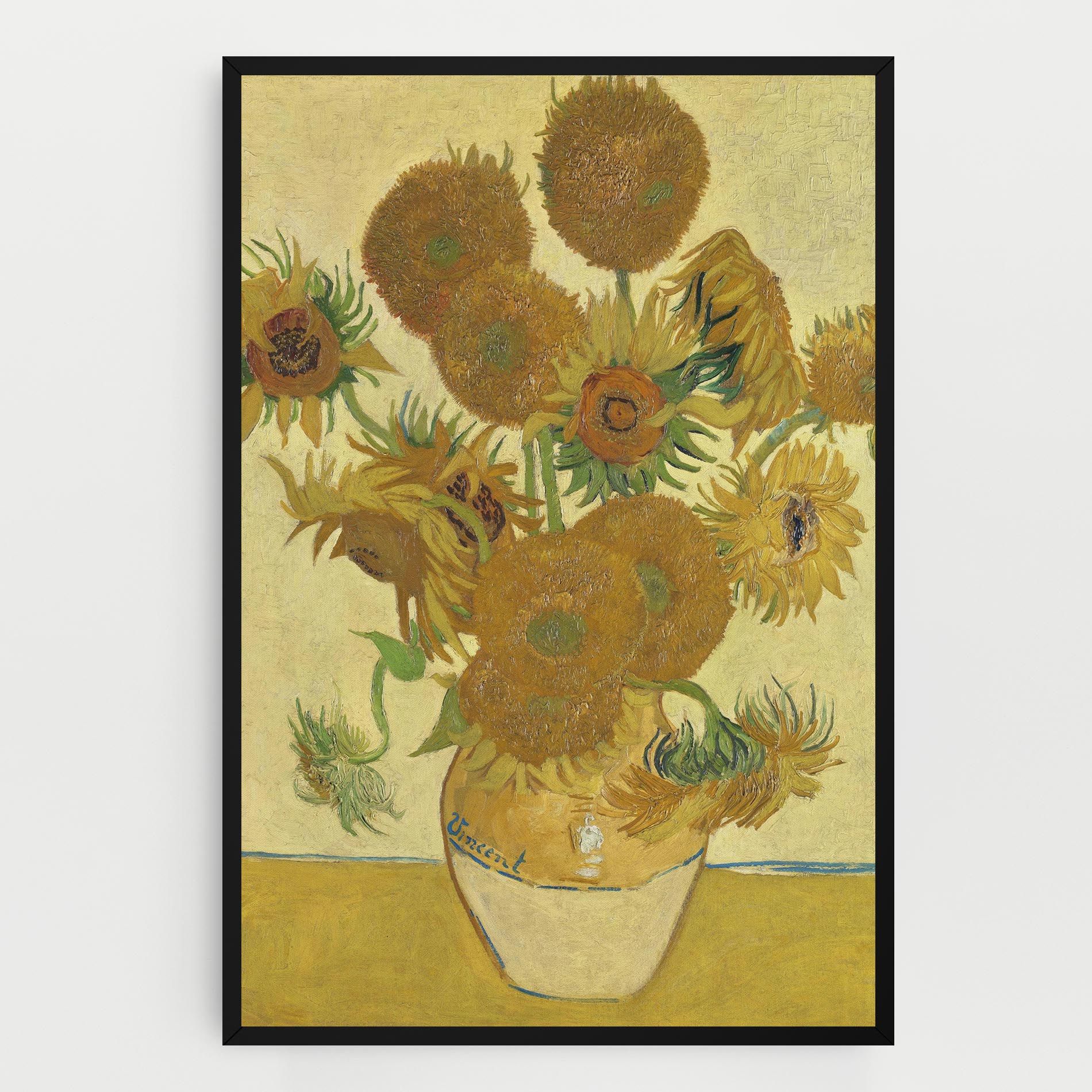 Sunflowers Vase Art mockup 0