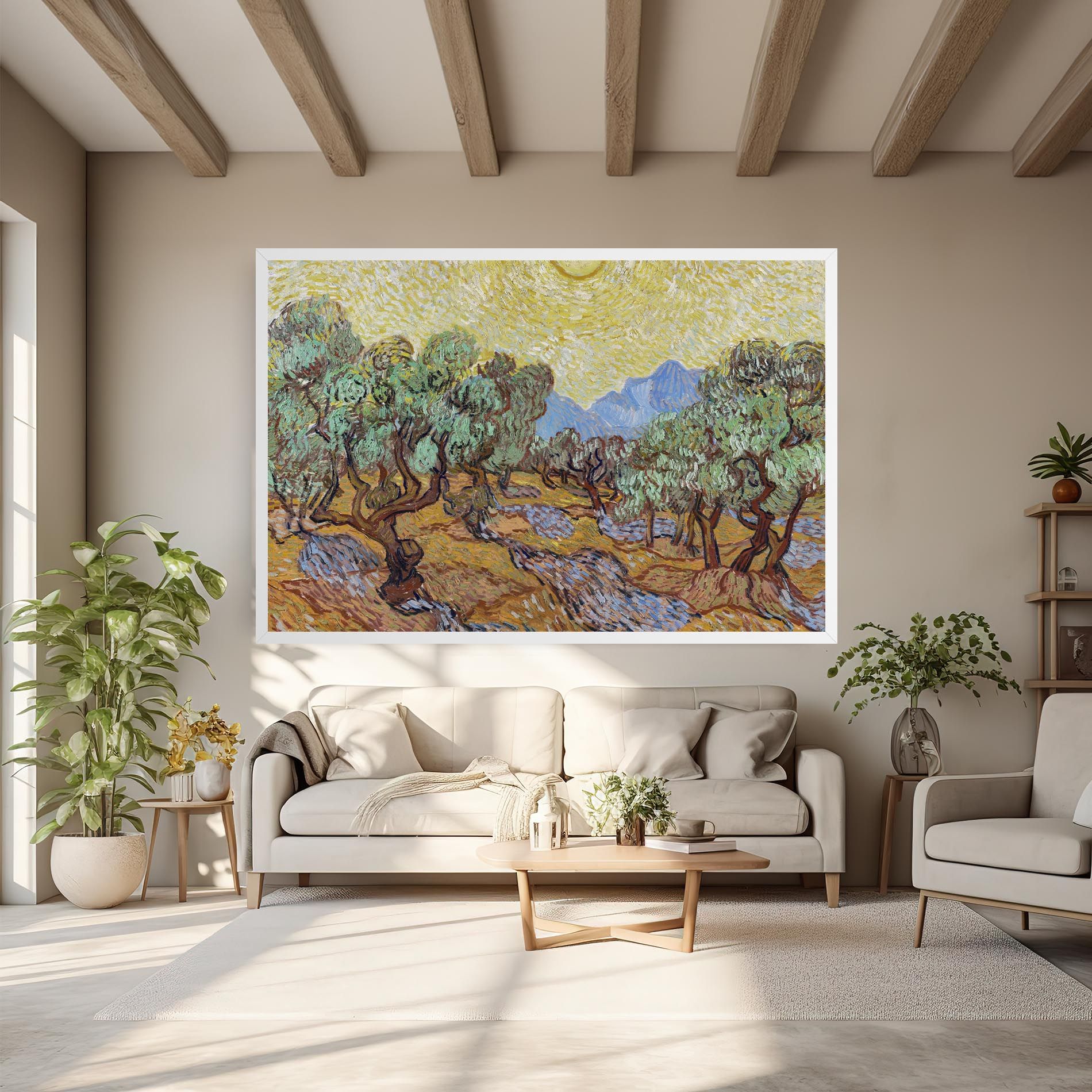 Gogh Olive Trees mockup 6