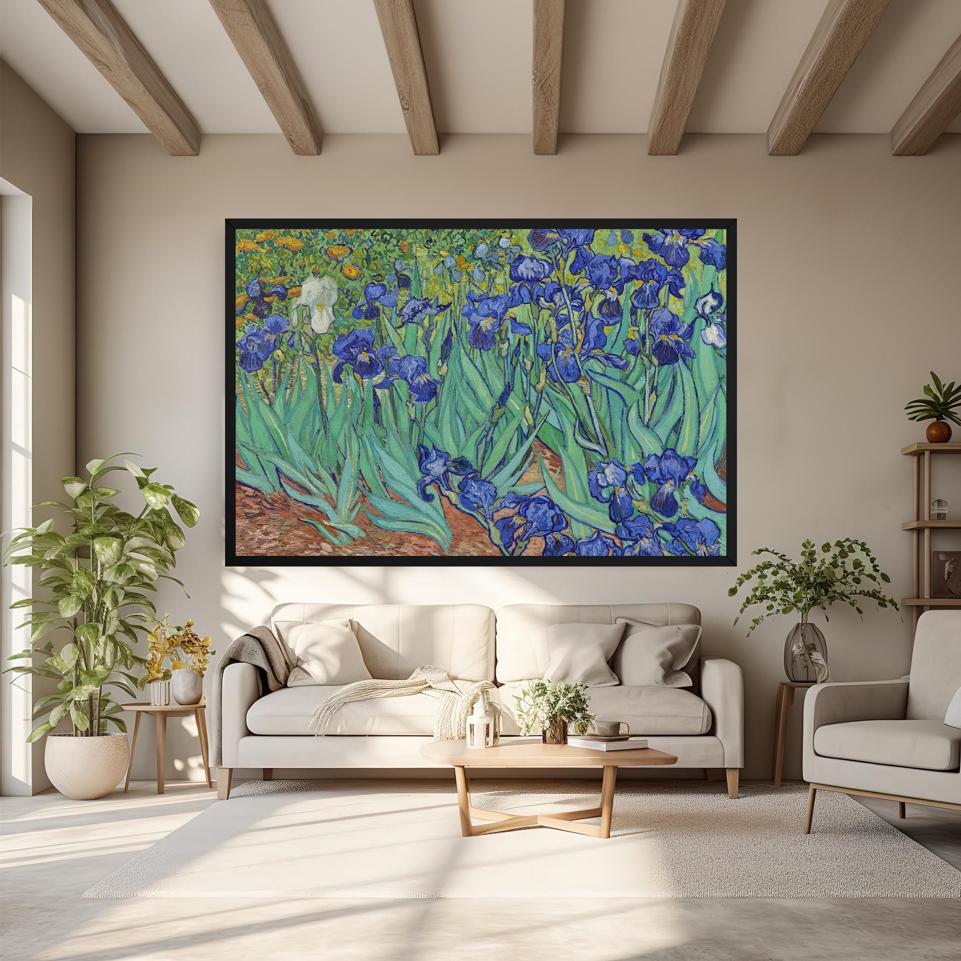 Irises Van Gogh mockup 6