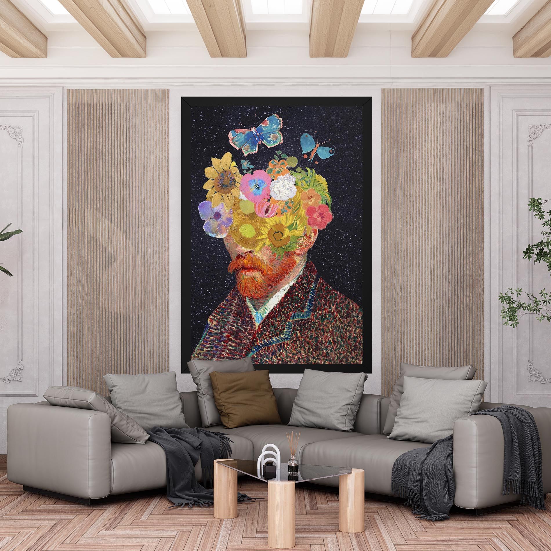 Flower Self Portrait mockup 6