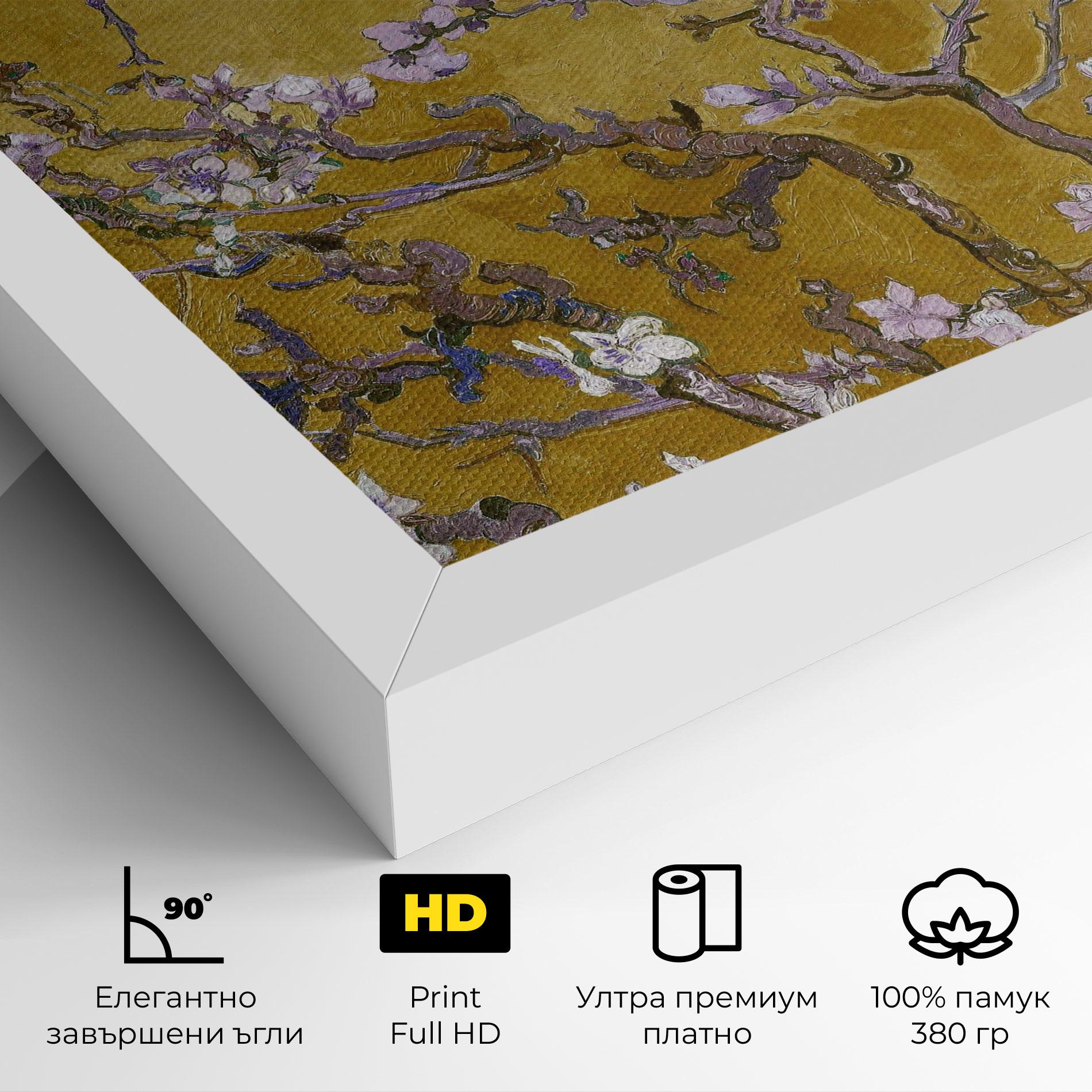 Картина на платно Almond Blossom mockup 4