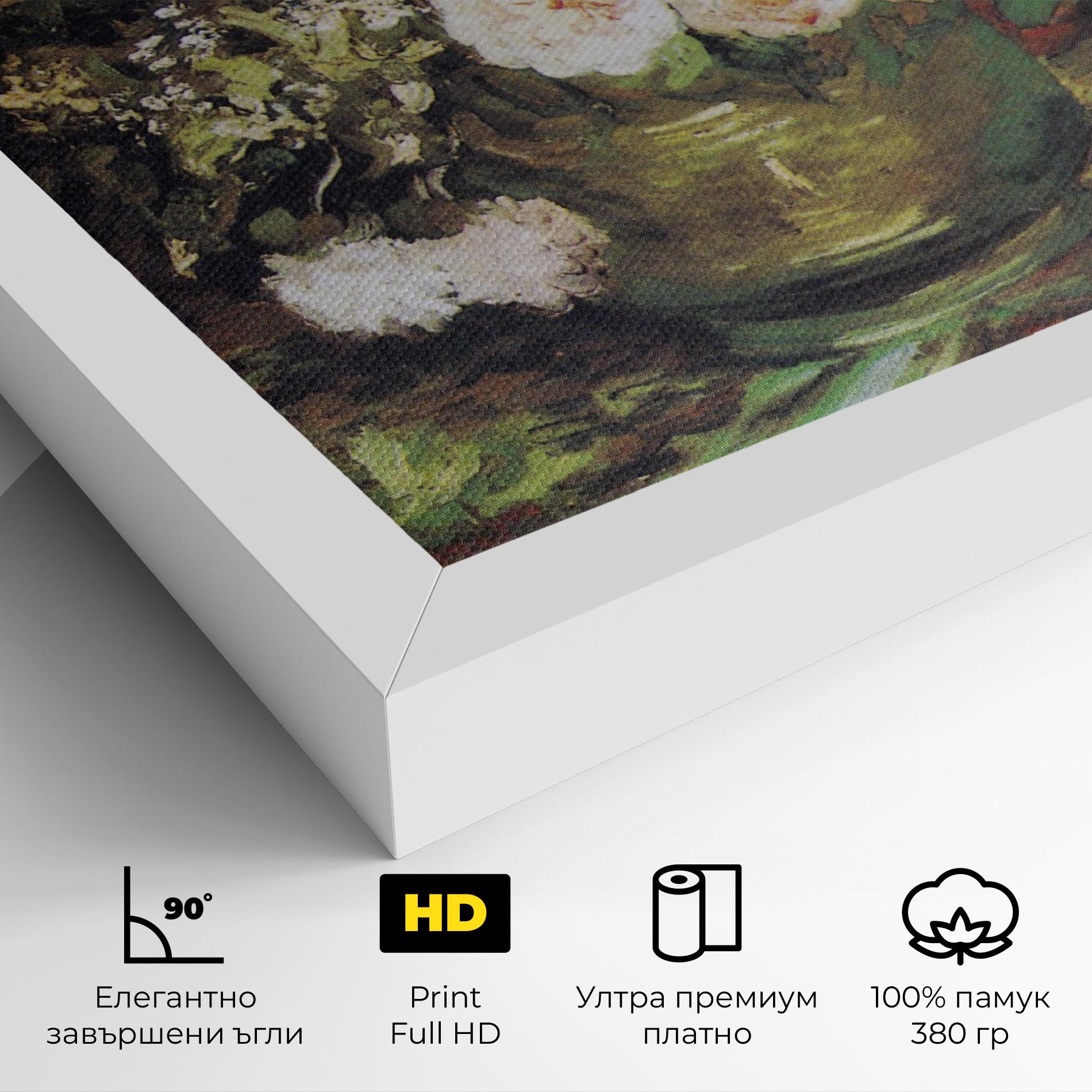 Картина на платно Bowl With Sunflowers mockup 4