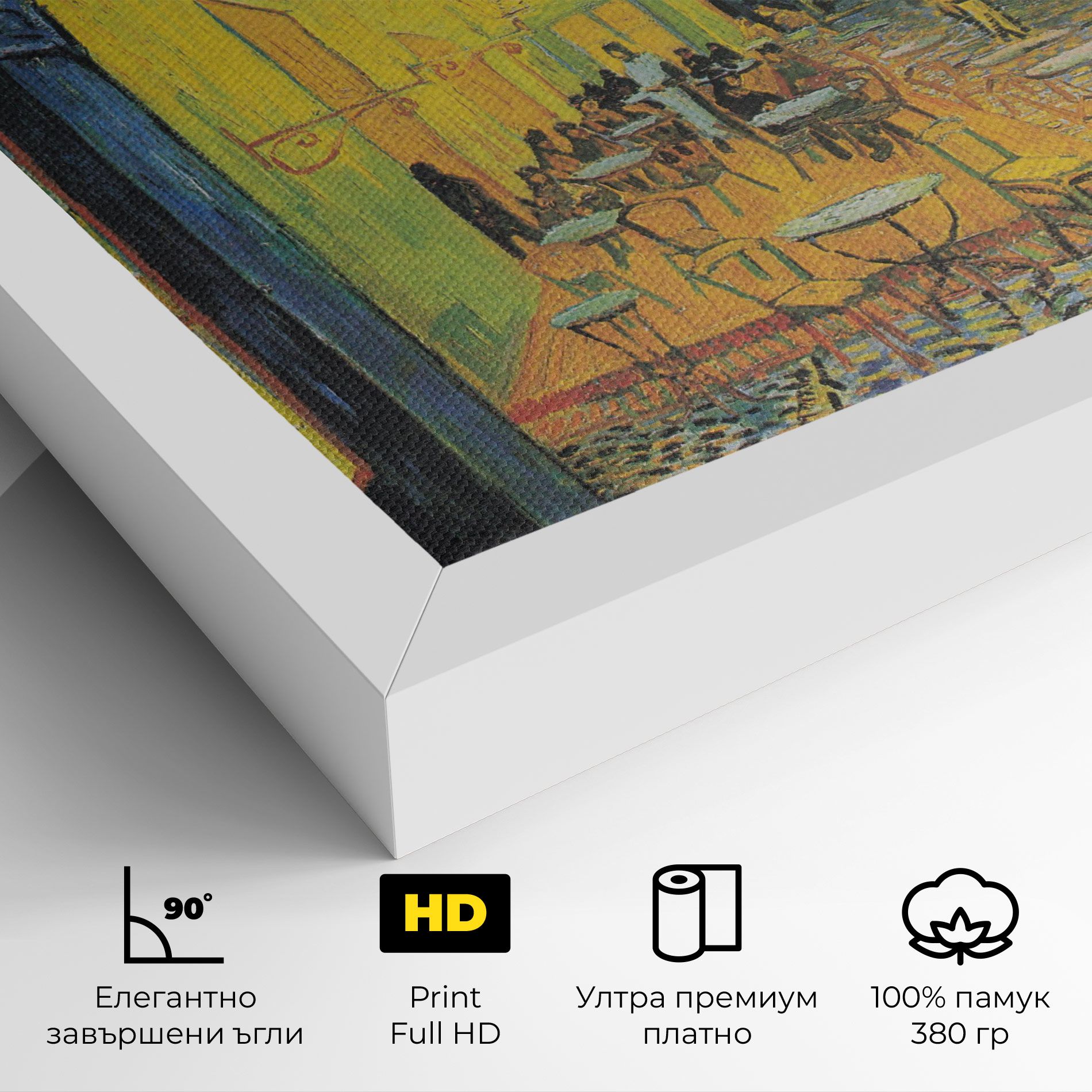 Cafe Terrace At Night mockup 4