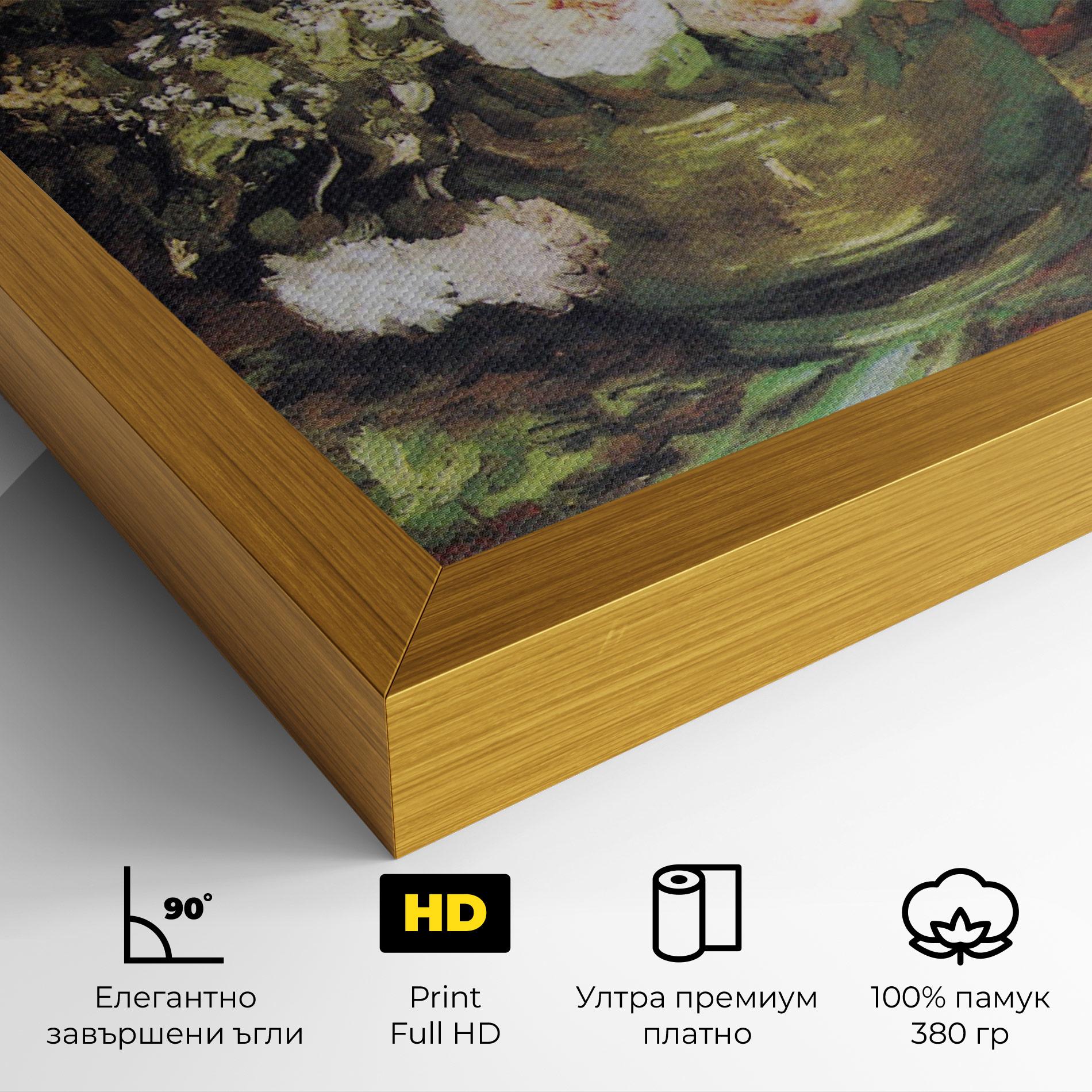 Картина на платно Bowl With Sunflowers mockup 4