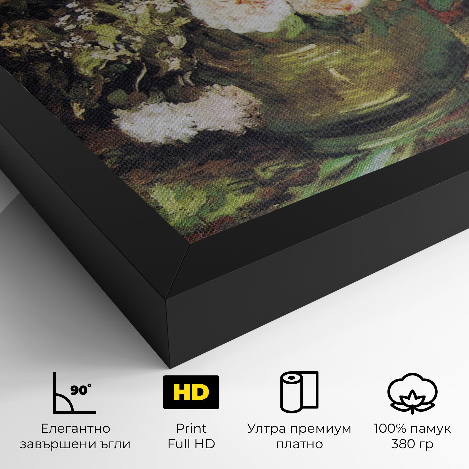 Картина на платно Bowl With Sunflowers mockup 4