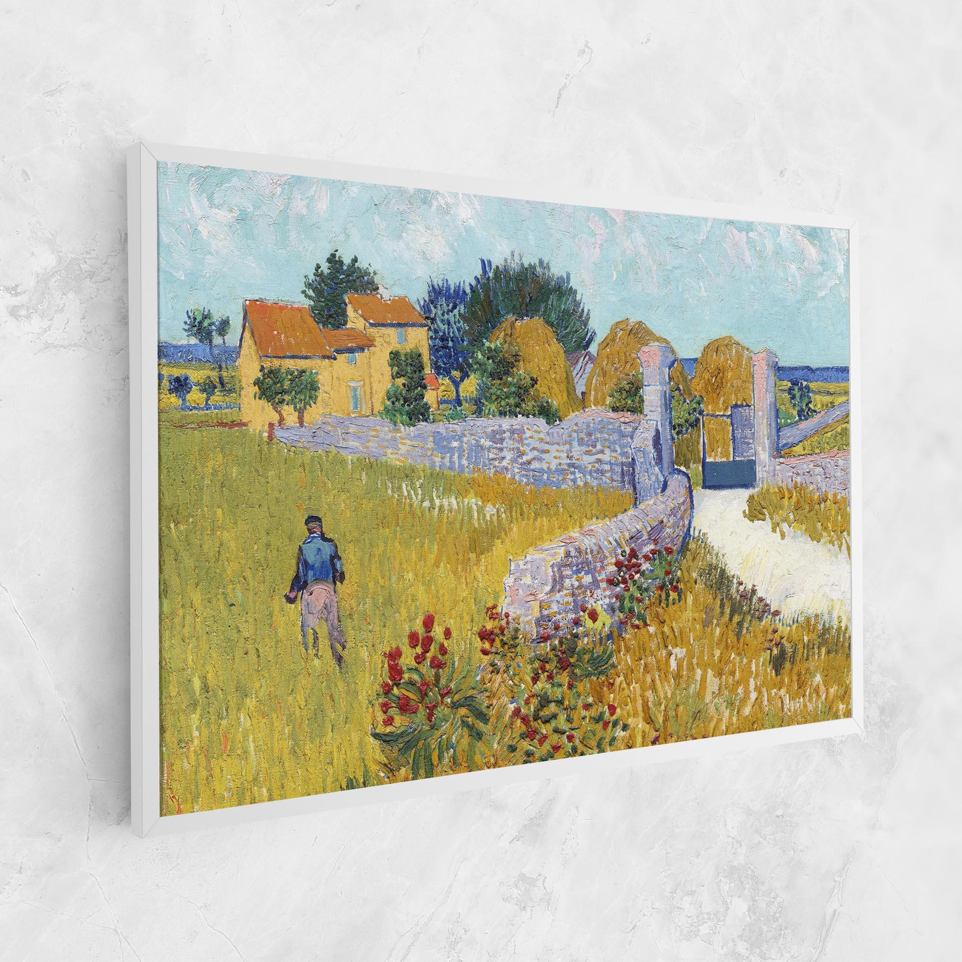 Картина на платно Farmhouse In Provence mockup 1